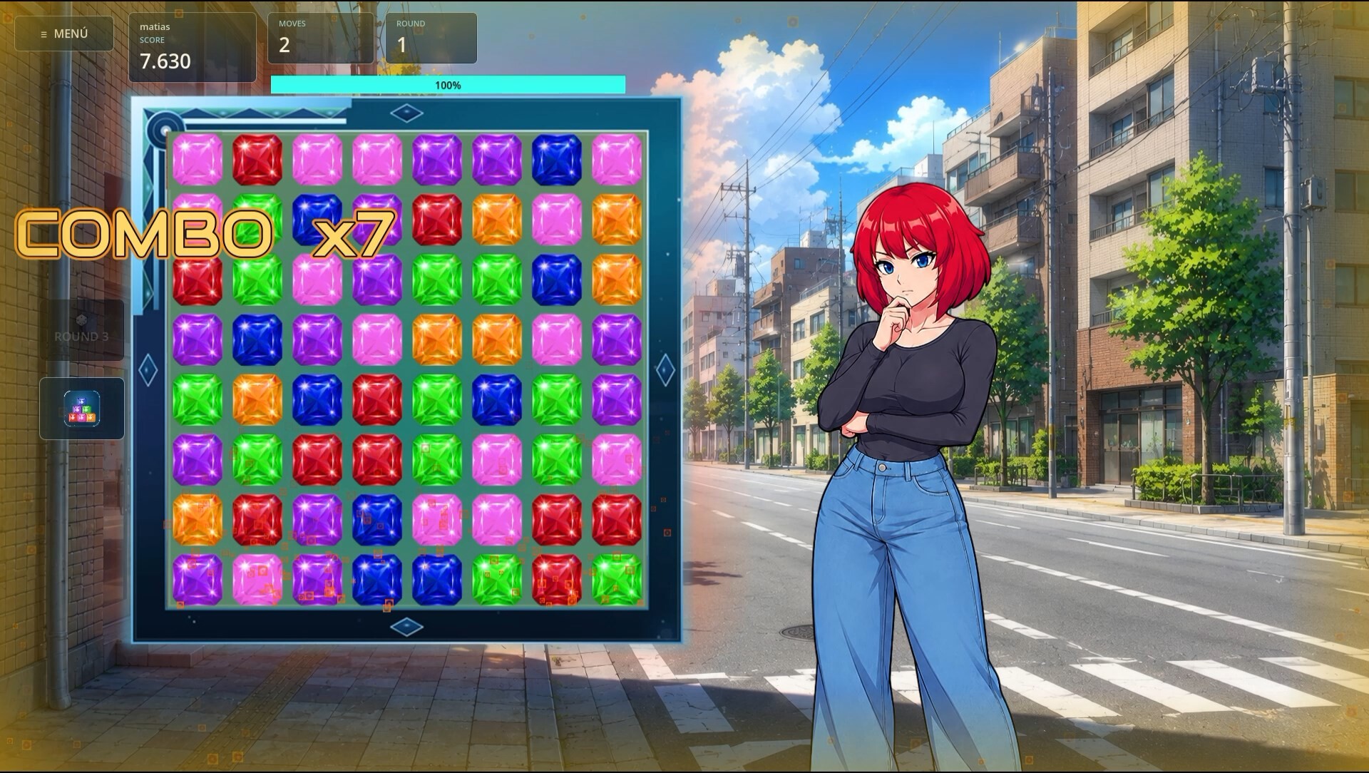 Gem Match: The Challenge of the 8 Queens screenshot 5