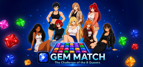 Cover art from Gem Match: The Challenge of the 8 Queens