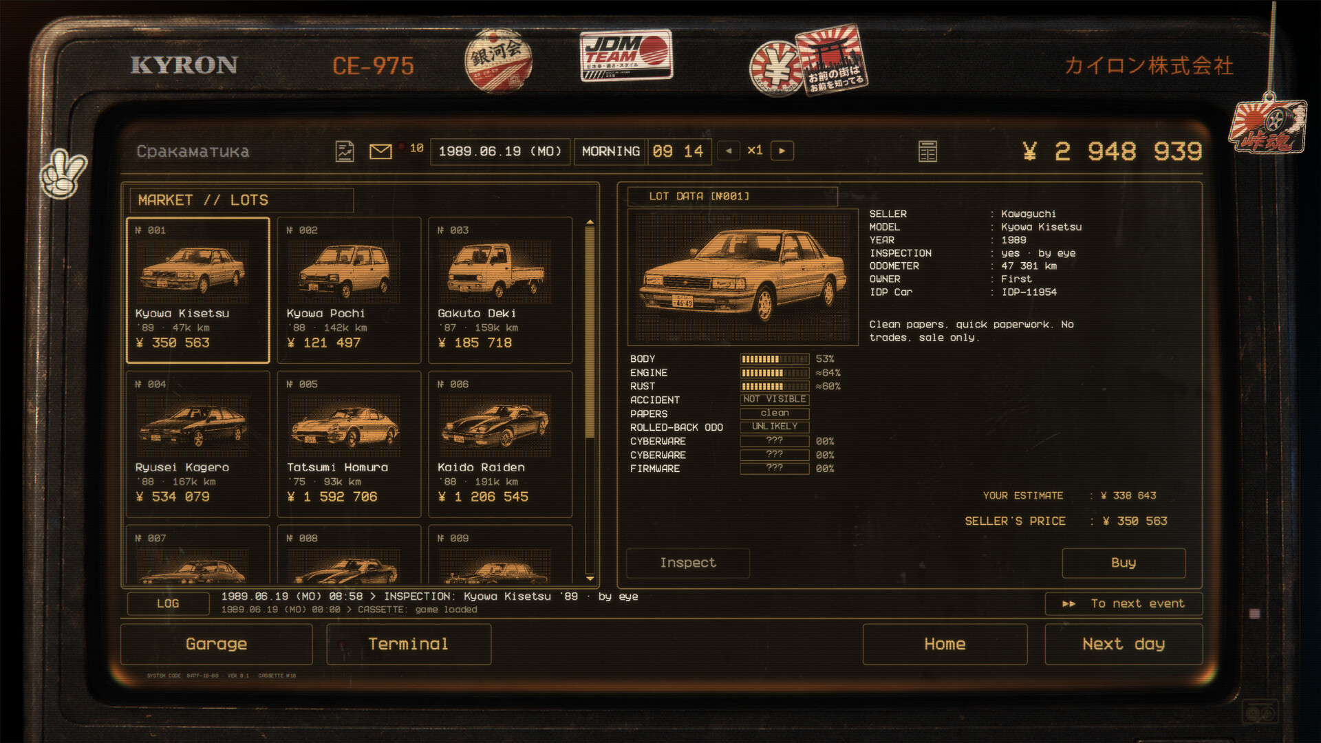 Touge: JDM Dealership Simulator screenshot 2