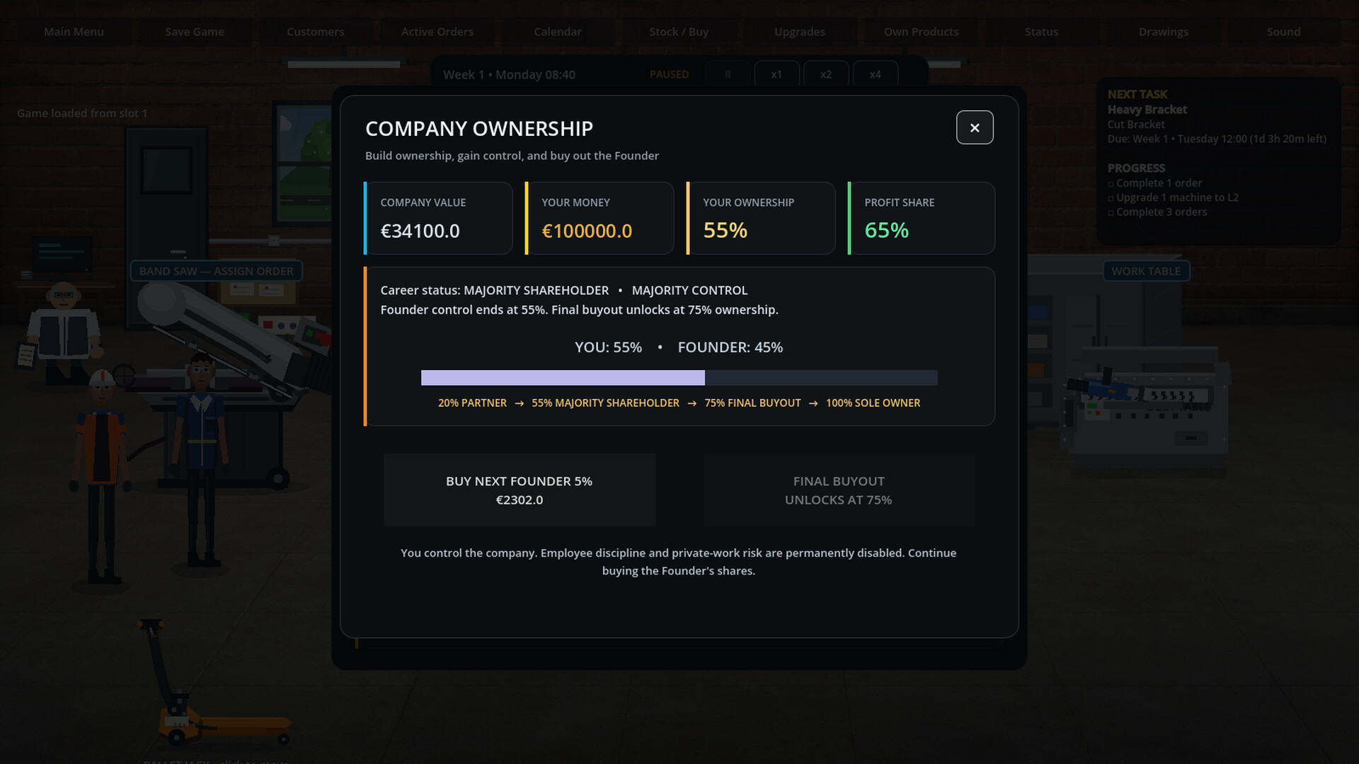 The Fabricator screenshot 2