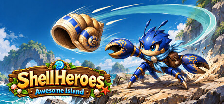 Cover art from Shell Heroes: Awesome Island