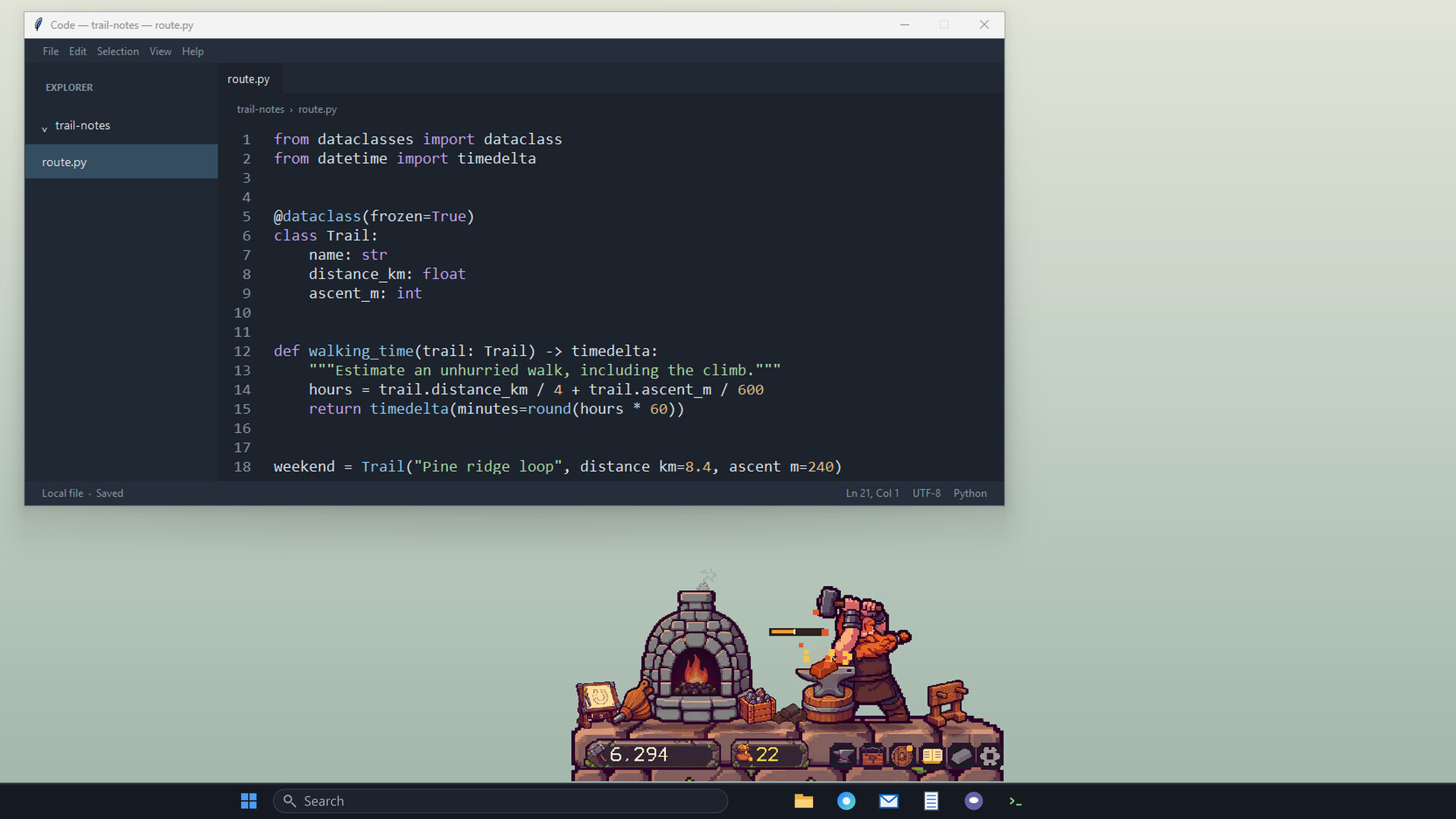 My Desktop Dwarf: Taskbar Forge screenshot 2
