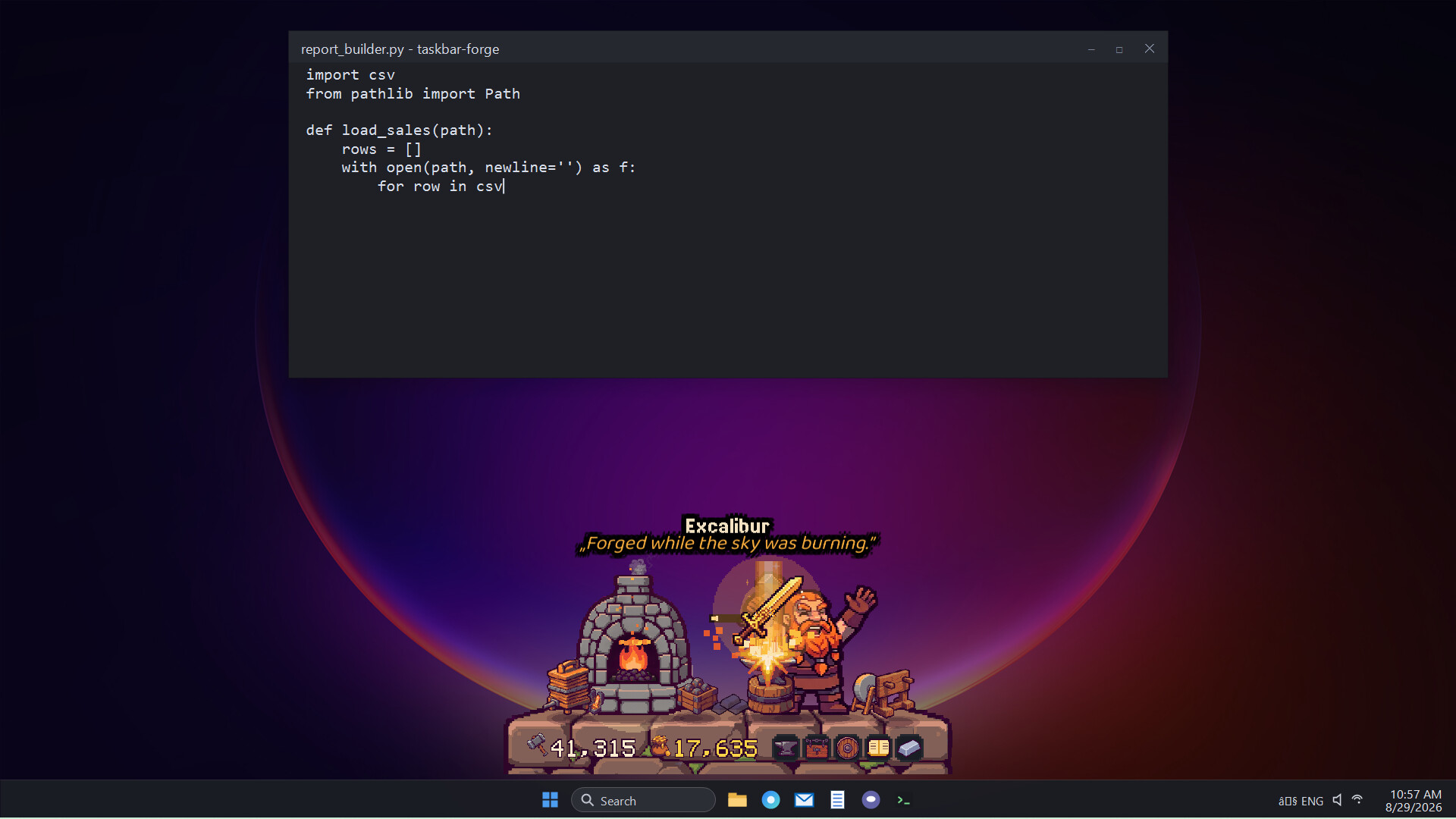 My Desktop Dwarf: Taskbar Forge screenshot 3