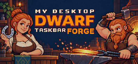 Cover art from My Desktop Dwarf: Taskbar Forge