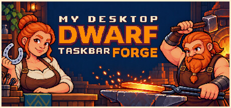 Cover art from My Desktop Dwarf: Taskbar Forge