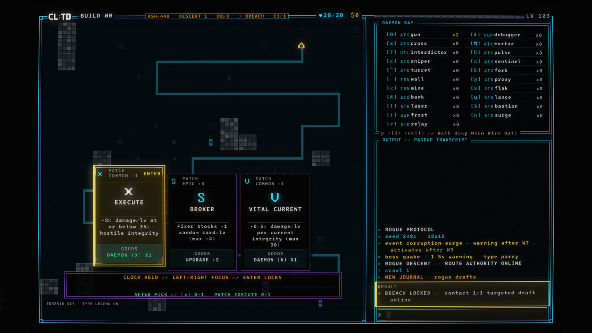 Command Line Tower Defense screenshot 1