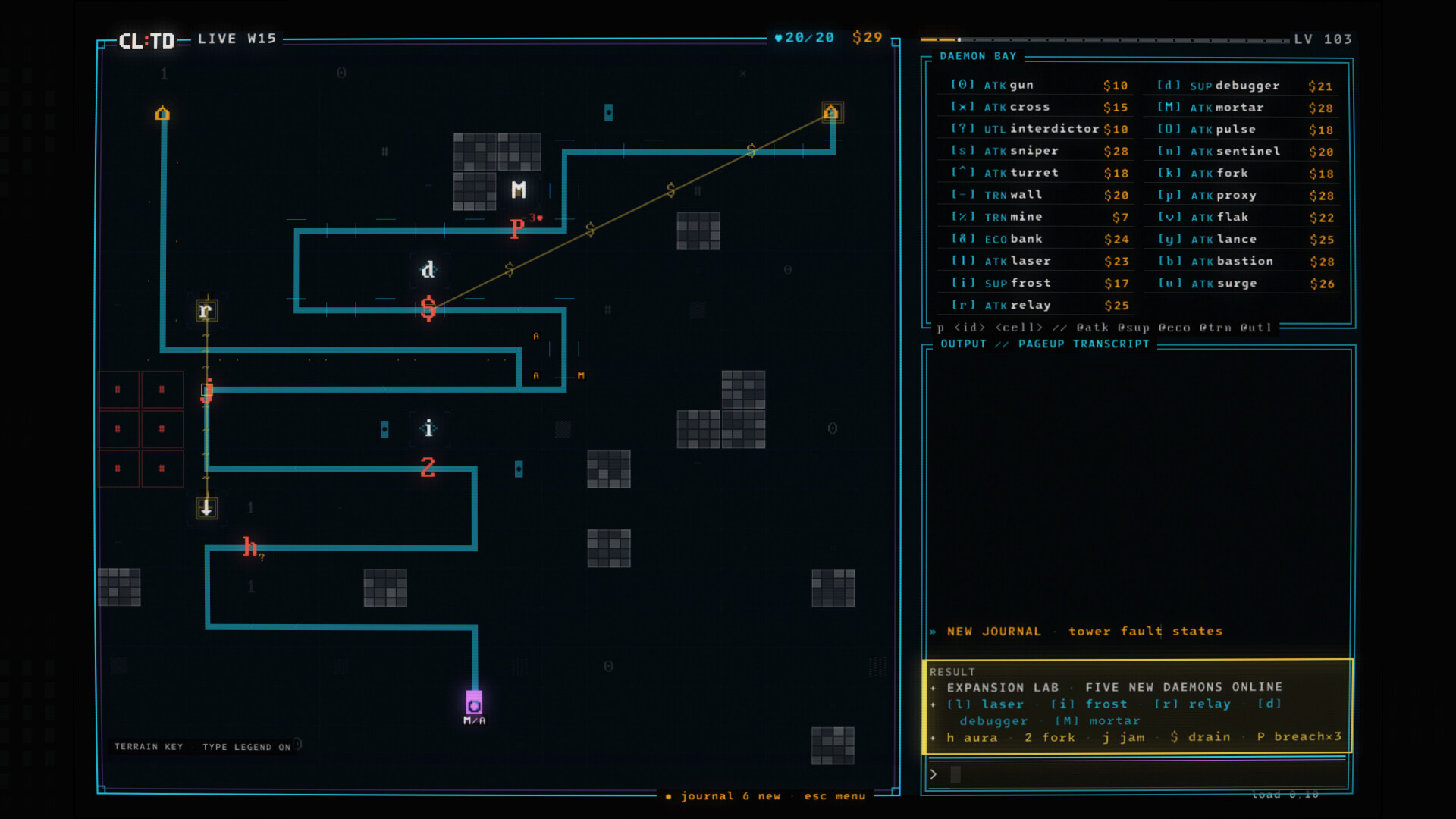 Command Line Tower Defense screenshot 3