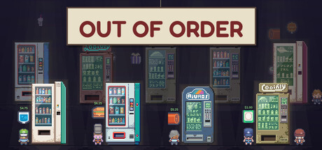 Cover art from Out Of Order - A Vending Machine Roguelike