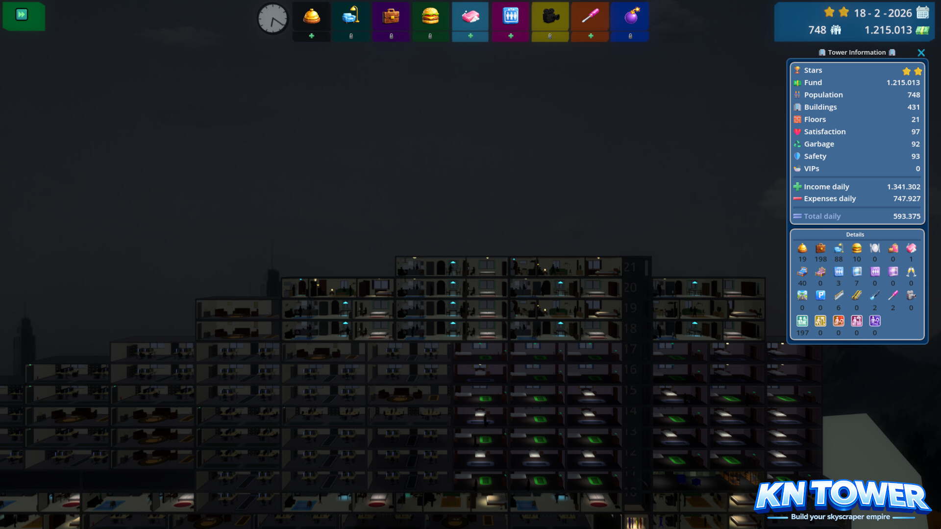 KN Tower - Build your skyscraper empire screenshot 4