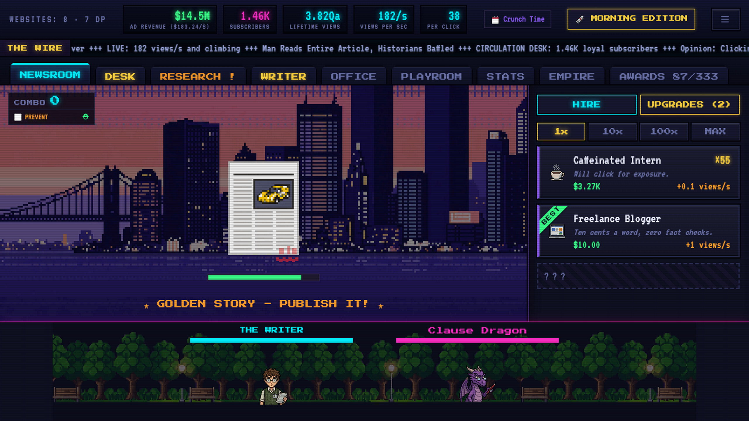 Clickbait Tycoon screenshot 2