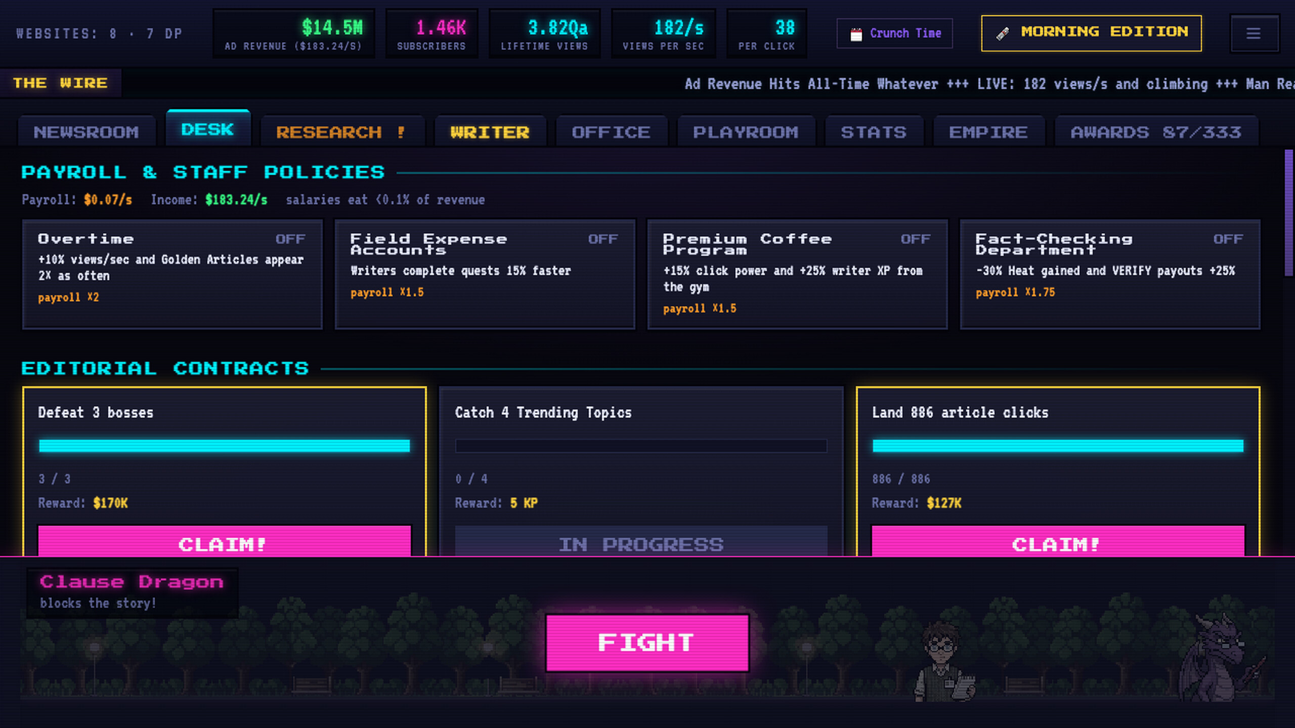 Clickbait Tycoon screenshot 4