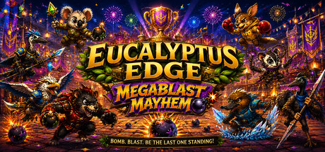 Cover art from Eucalyptus Edge: MegaBlast Mayhem