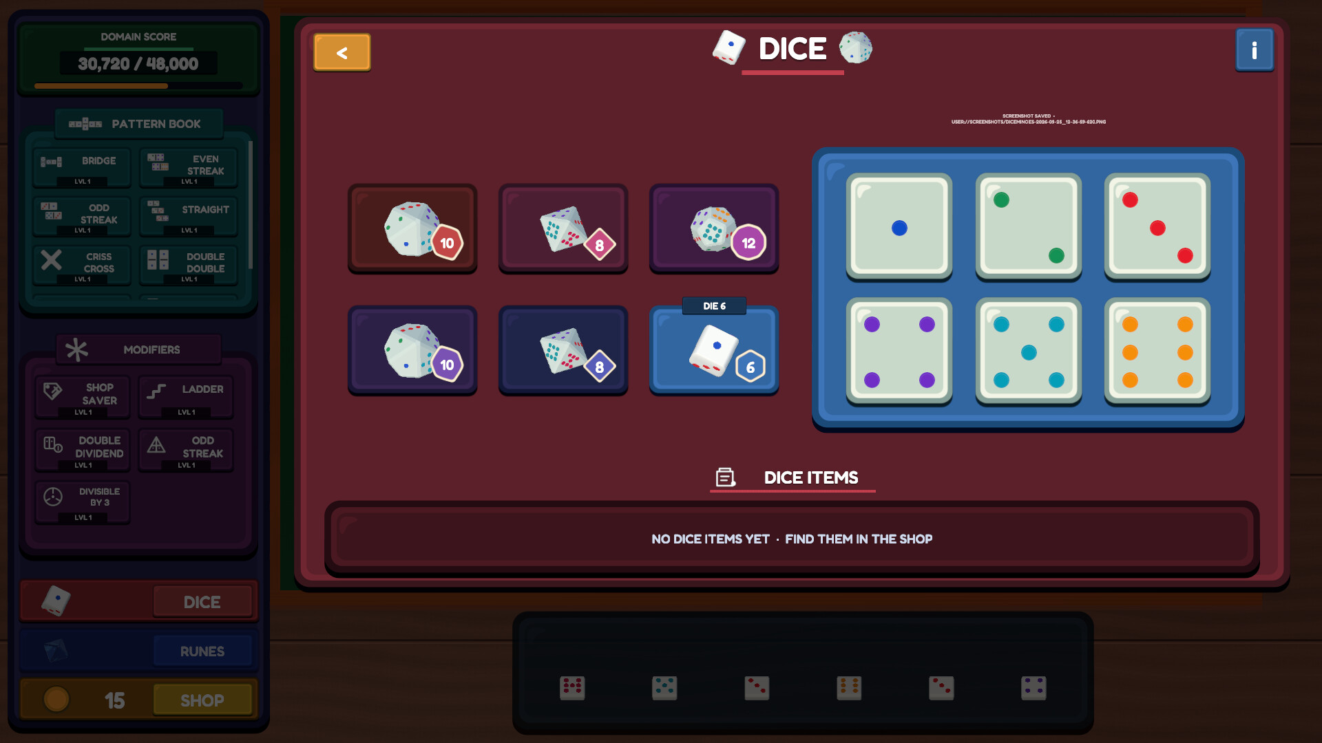 Diceminoes screenshot 2