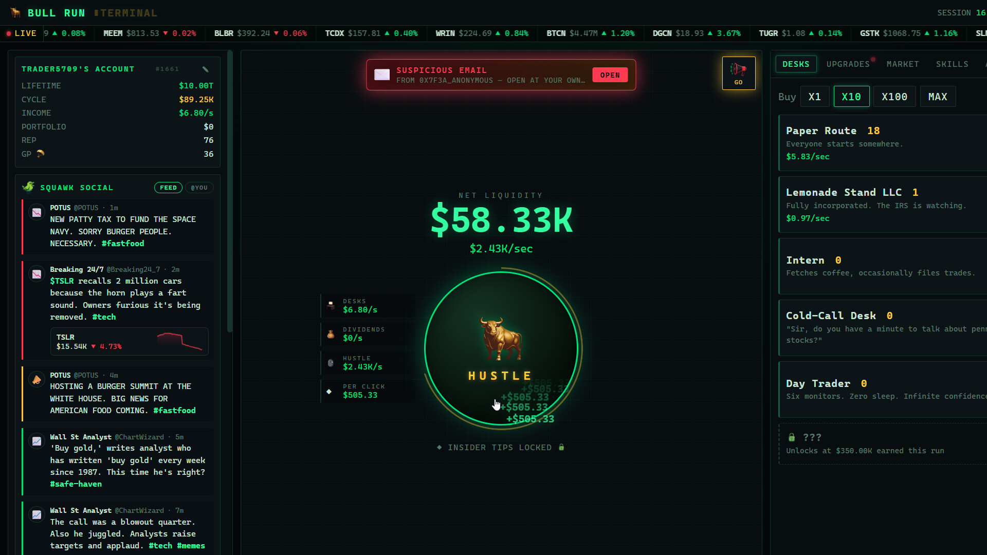 Bull Run Clicker trailer