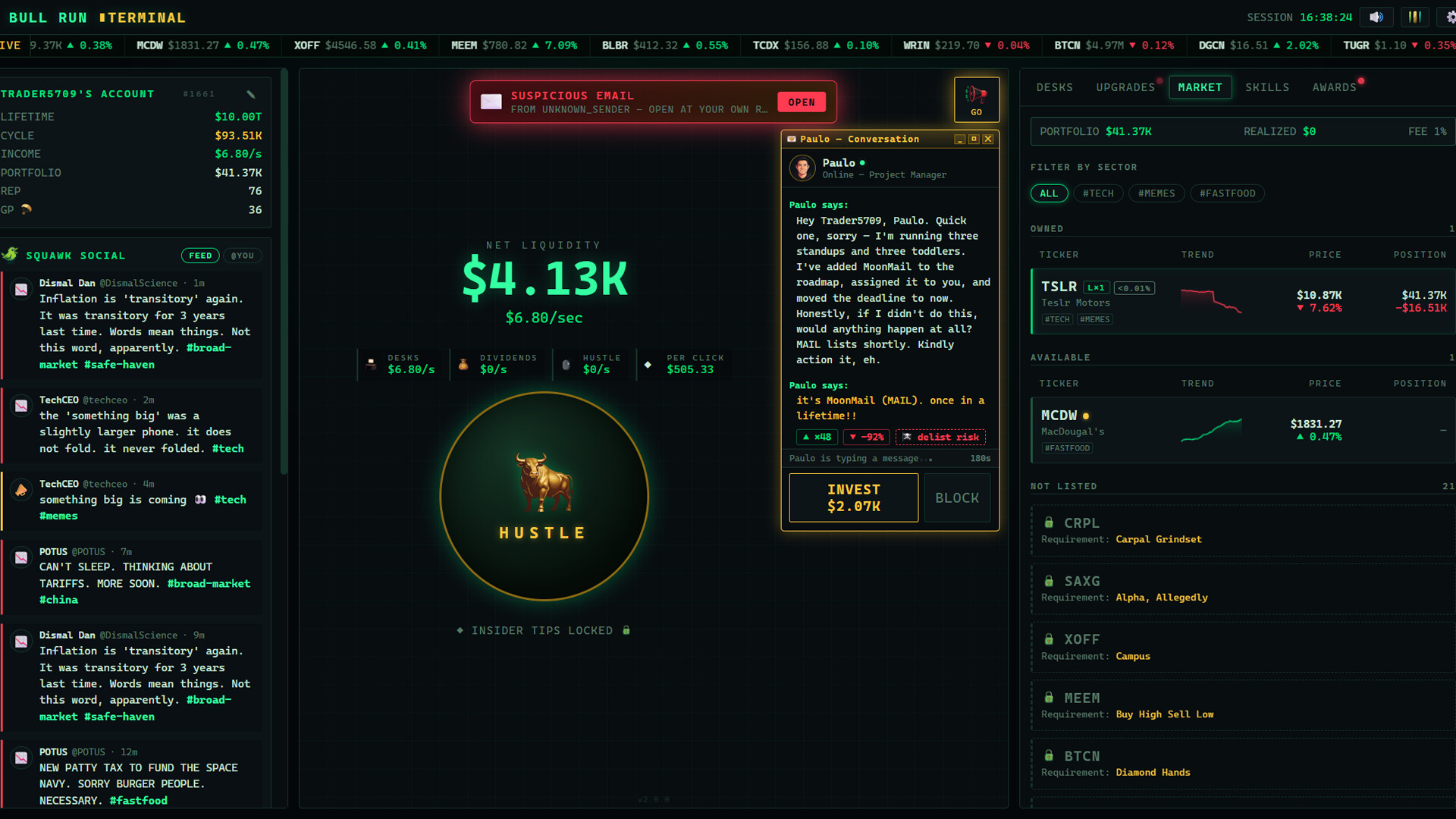 Bull Run Clicker screenshot 4