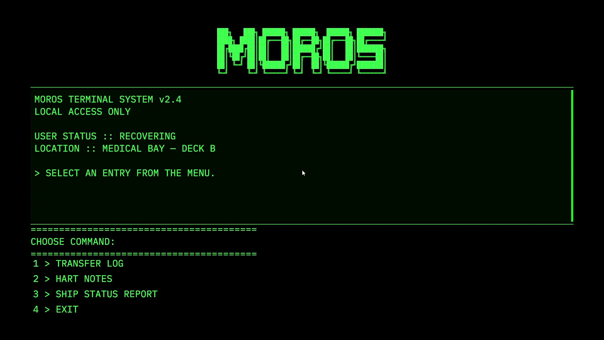 Moros screenshot 2