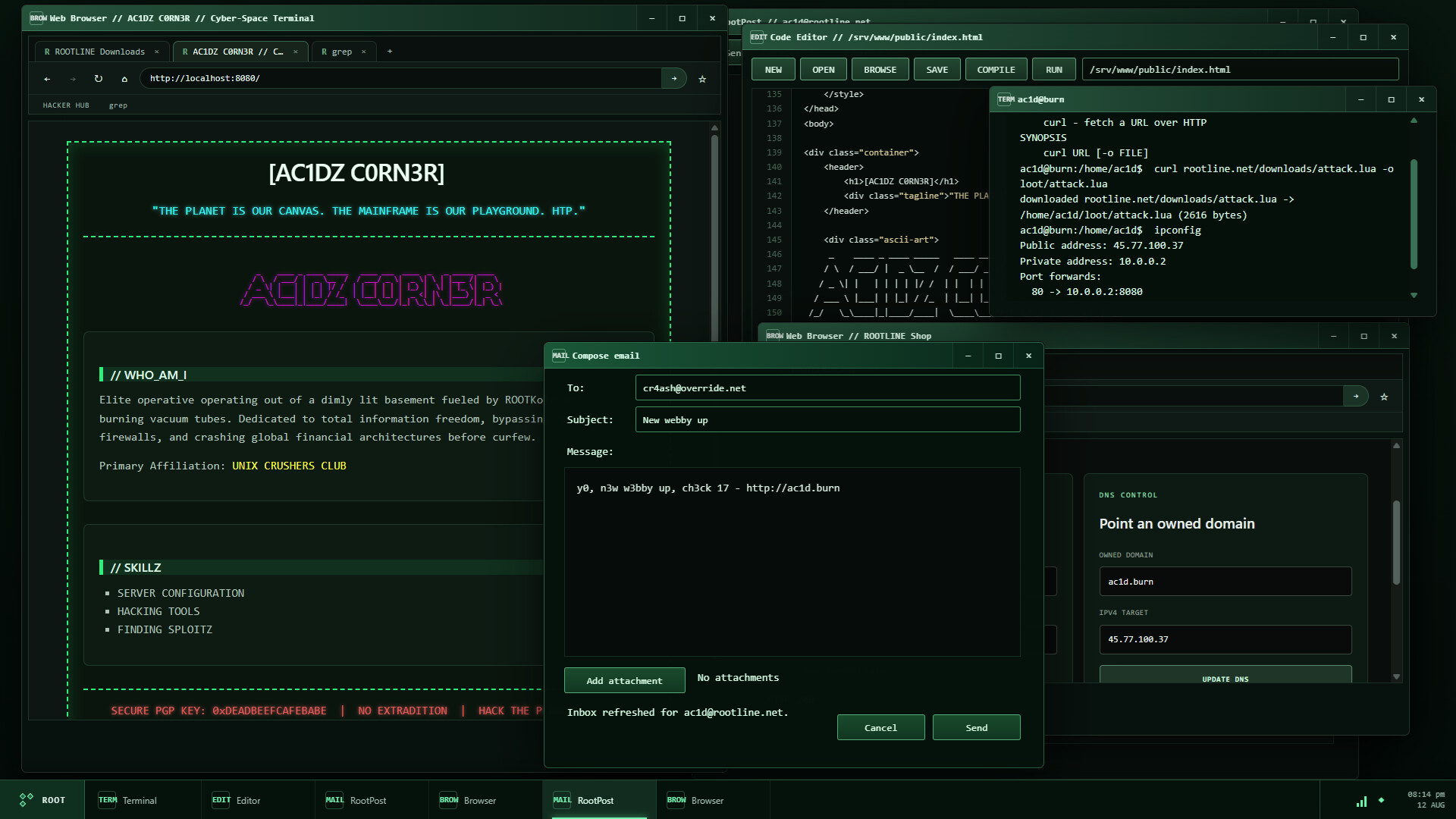 ROOTLINE screenshot 2