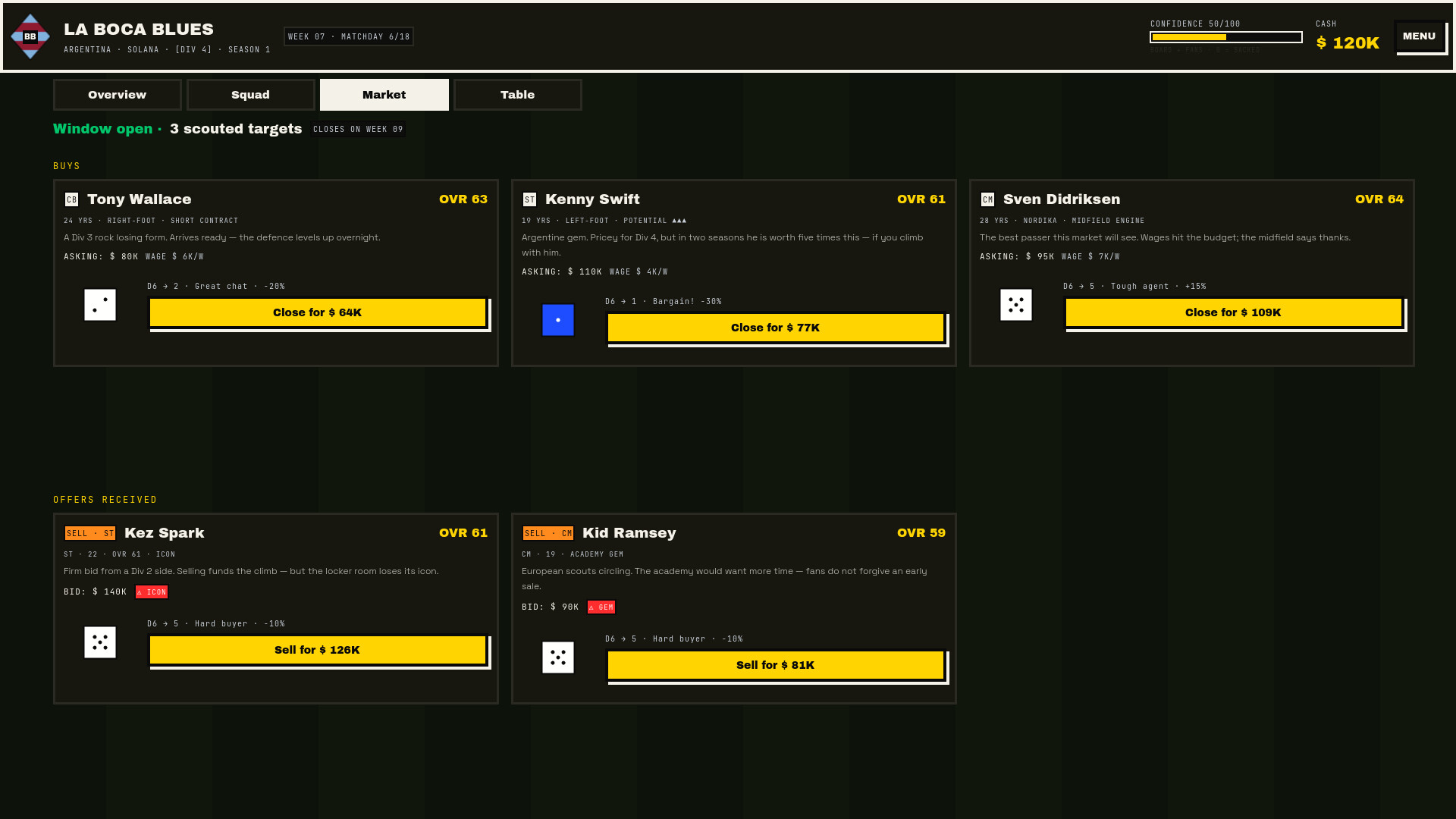 FOOTDICE screenshot 4