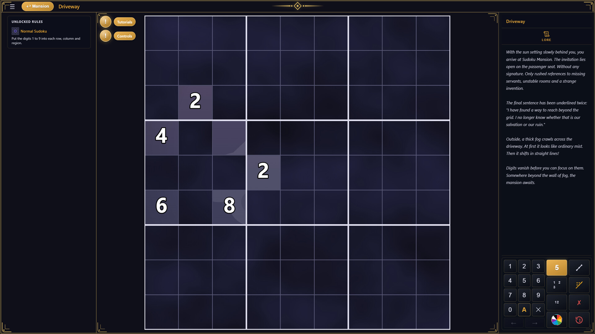 Sudoku Mansion screenshot 3