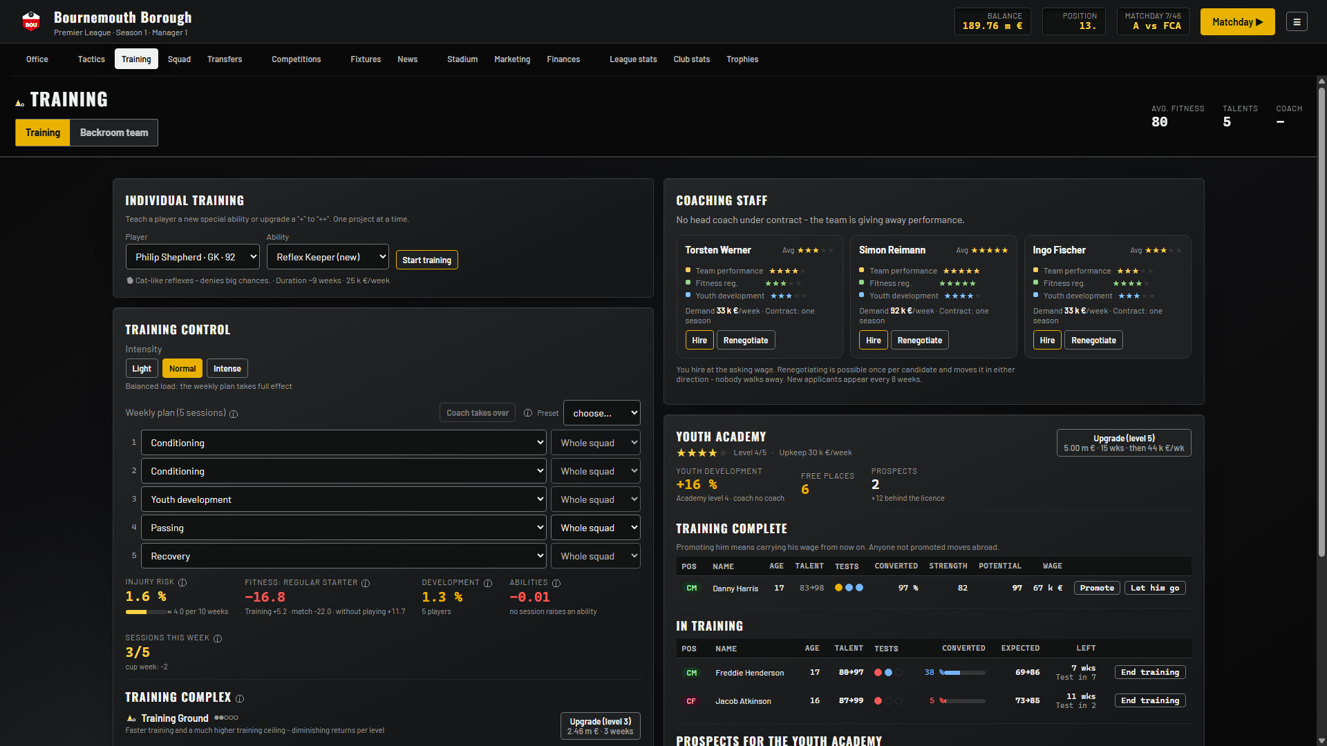 HALFTIME Manager screenshot 5