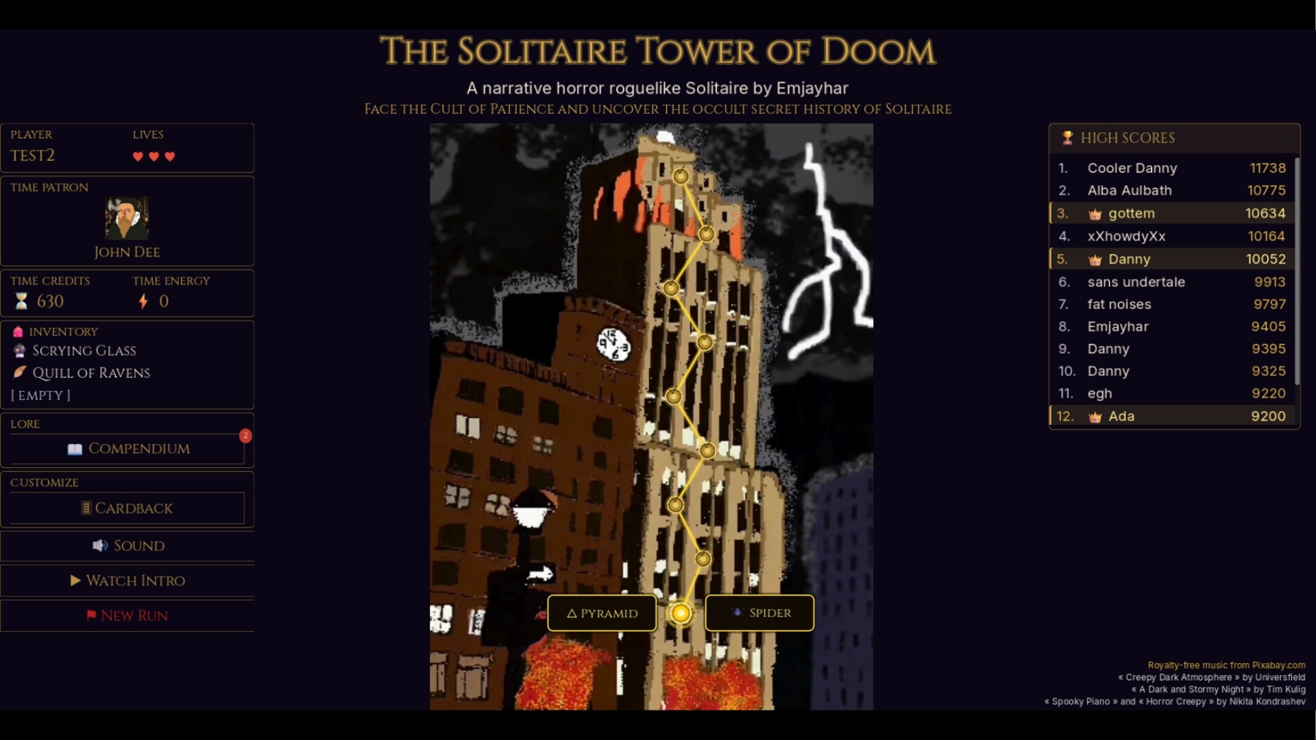 The Solitaire Tower of Doom screenshot 2