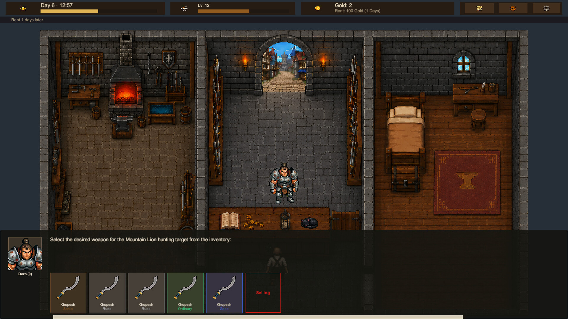 Medieval Fantasy Blacksmith Shop screenshot 4