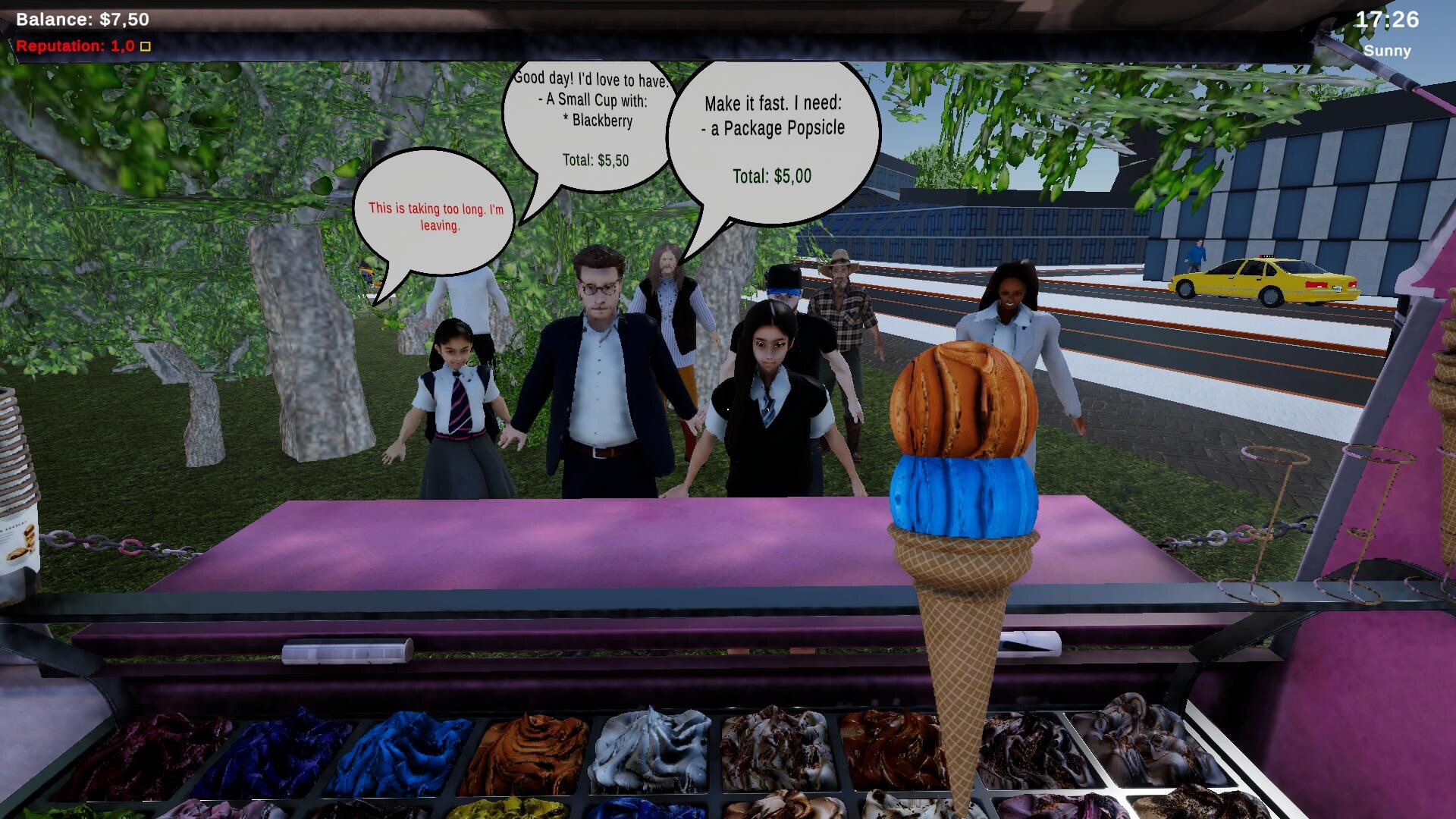 Ice Cream Truck Simulator screenshot 1