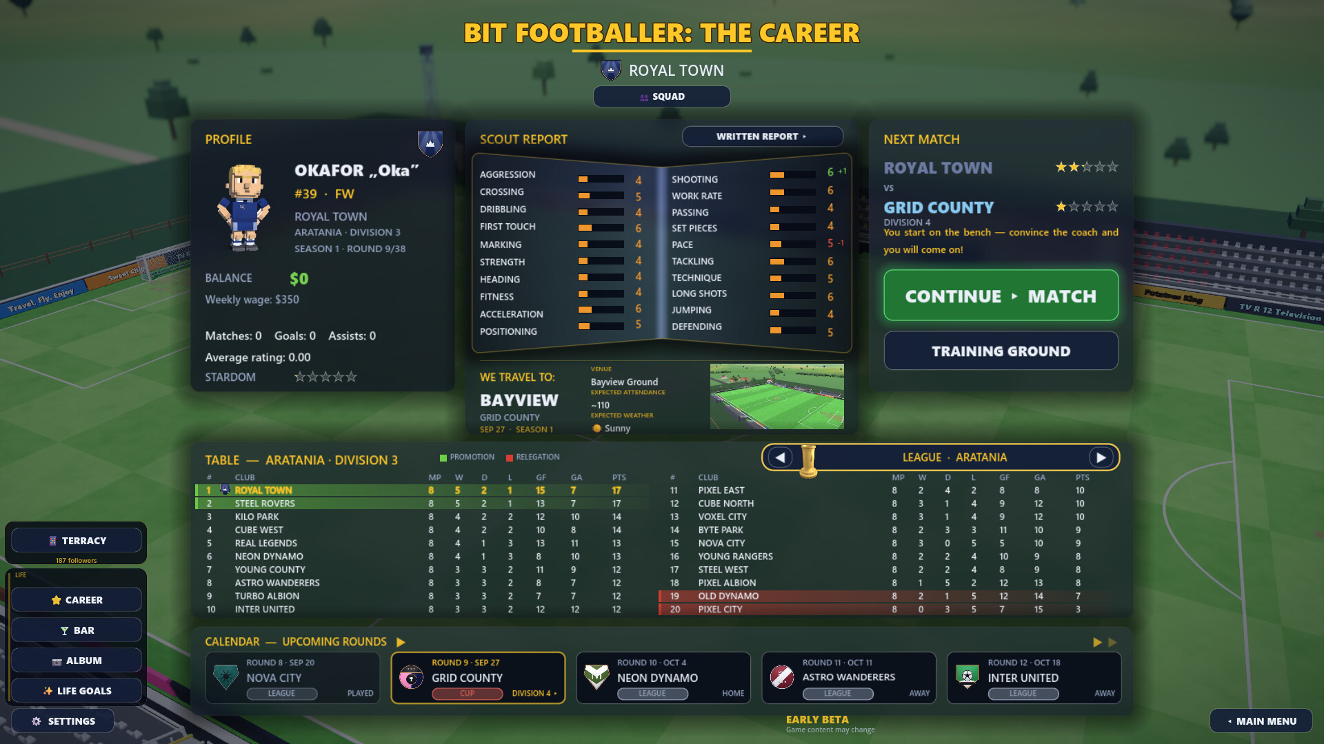 Bit Footballer: The Career screenshot 3