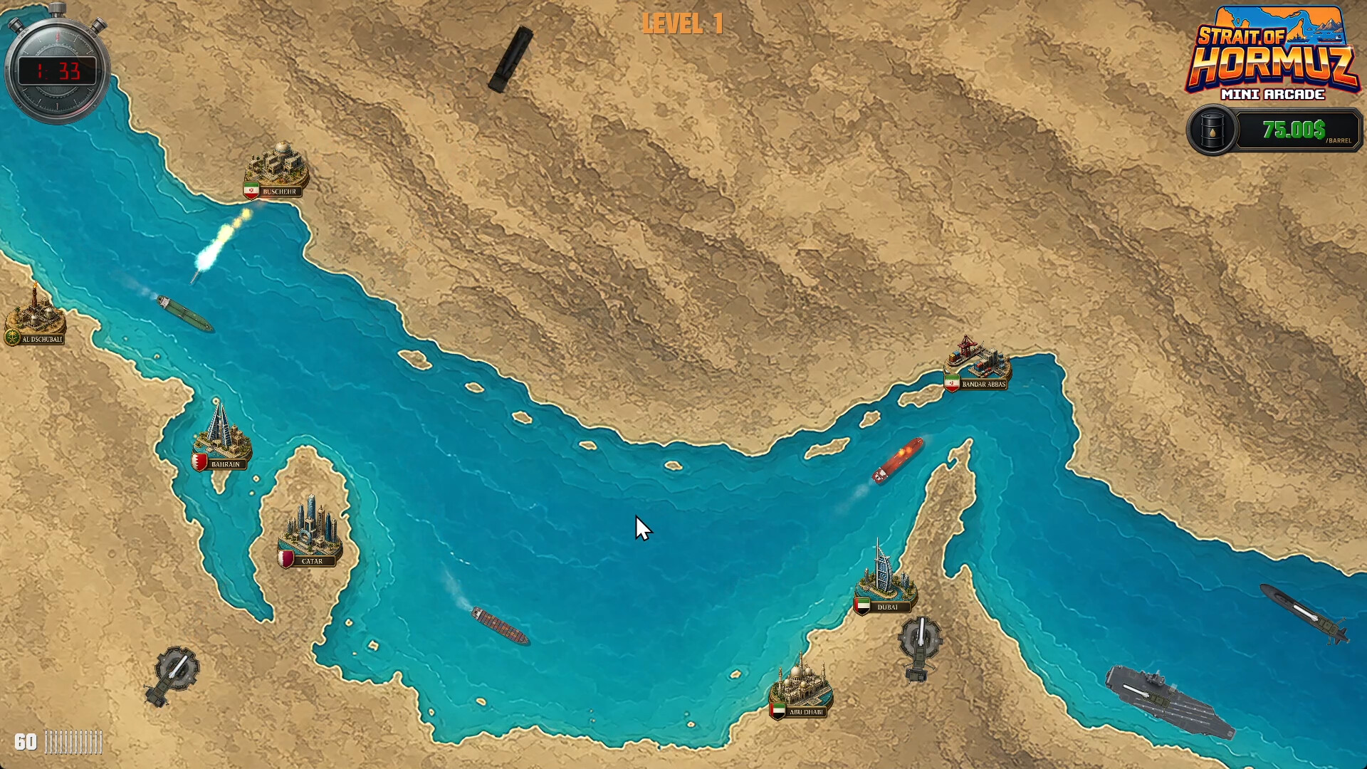 Strait of Hormuz Mini Arcade screenshot 2
