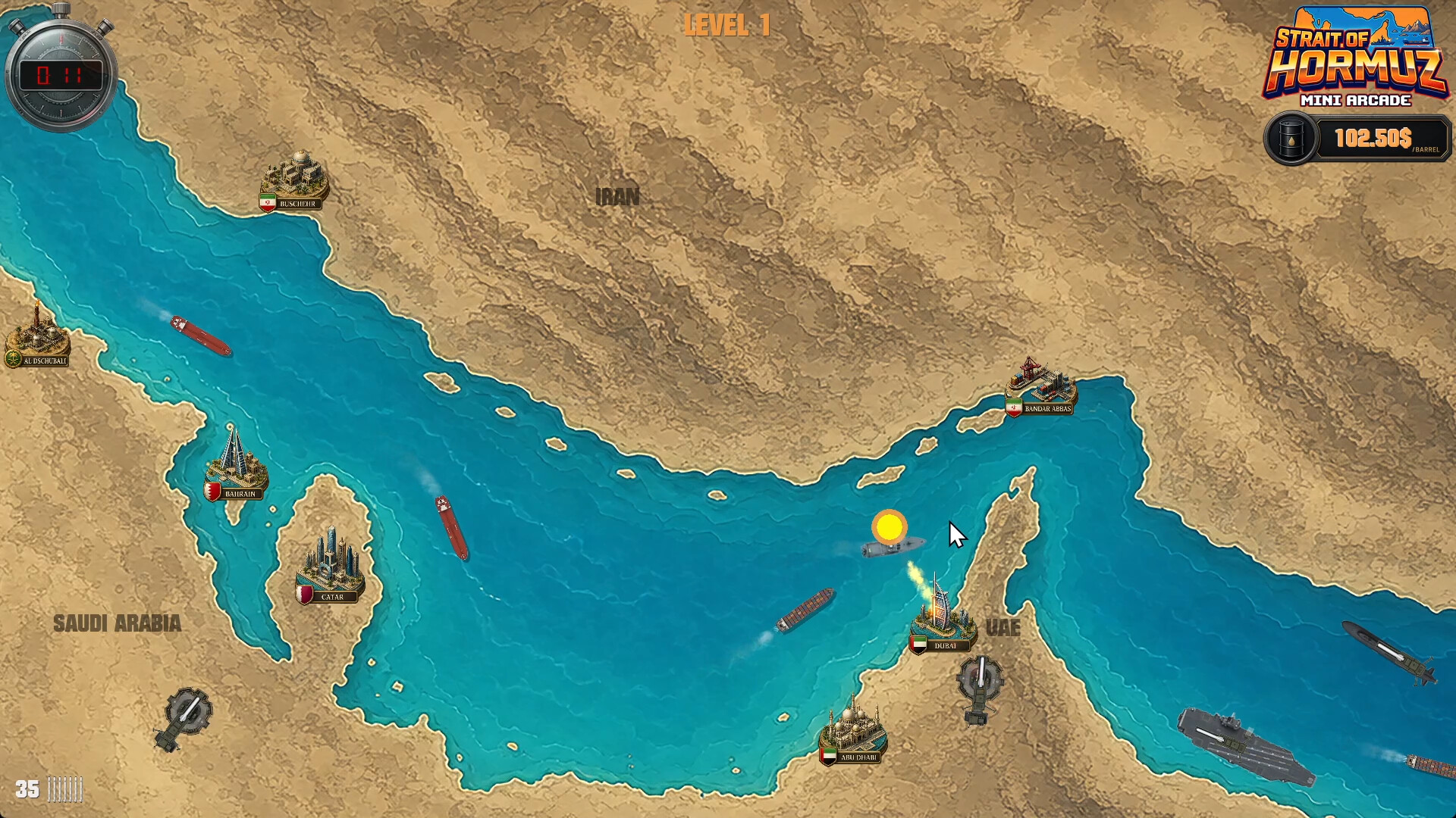 Strait of Hormuz Mini Arcade screenshot 5