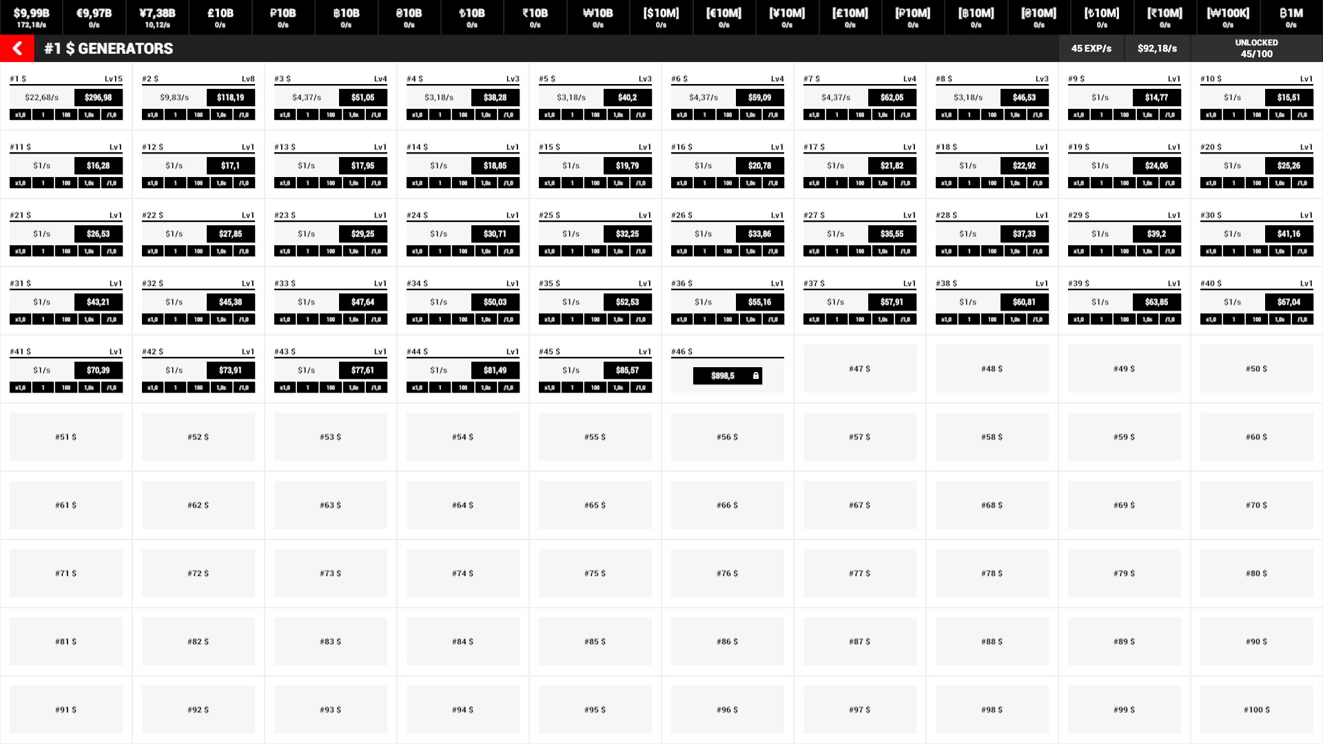 10k Generators: The Ultimate Idle Game screenshot 3