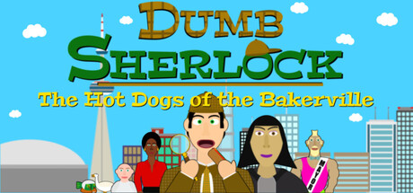 Cover art from Dumb Sherlock: The Hot Dogs of the Bakerville