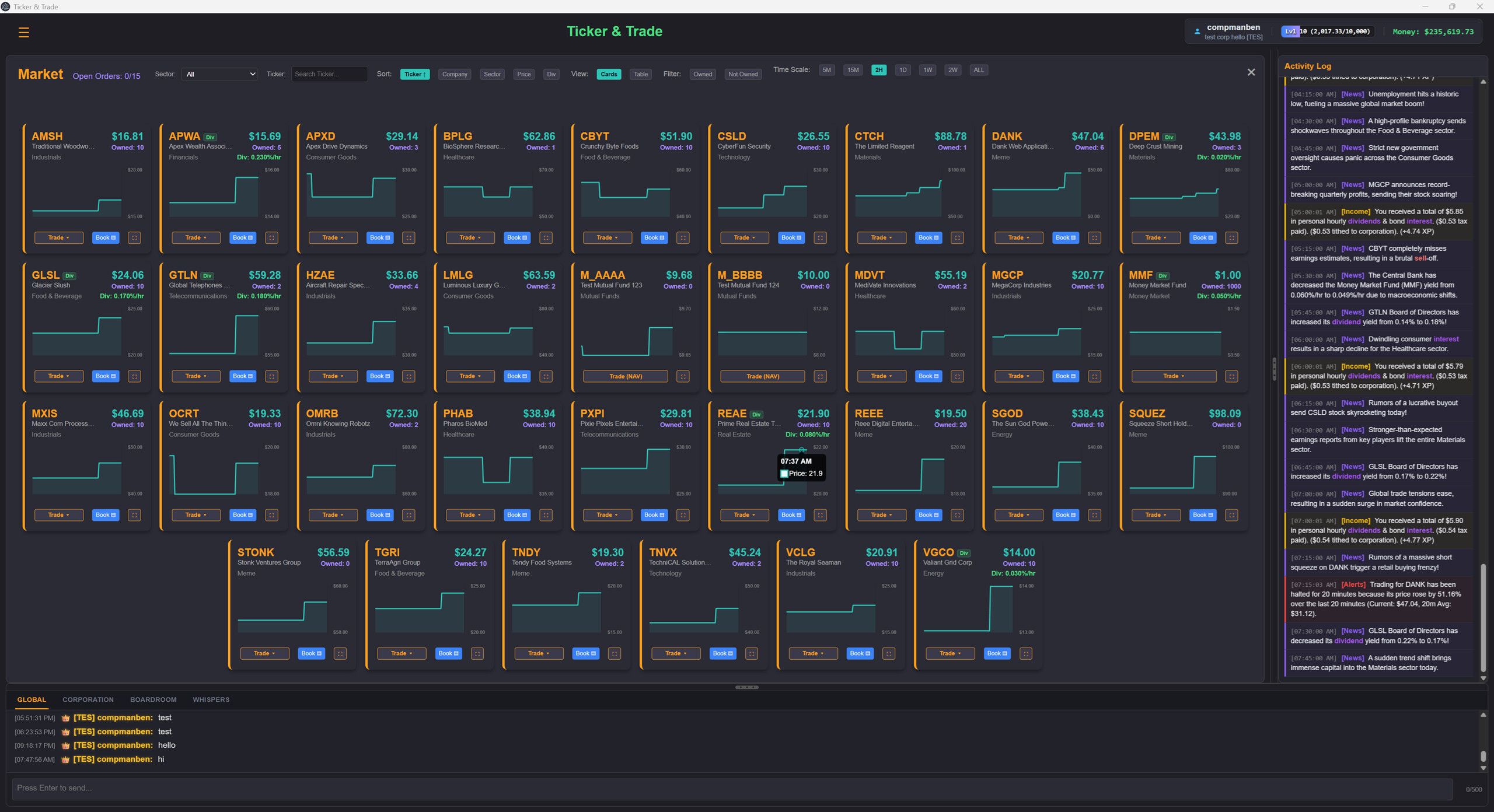 Ticker & Trade trailer