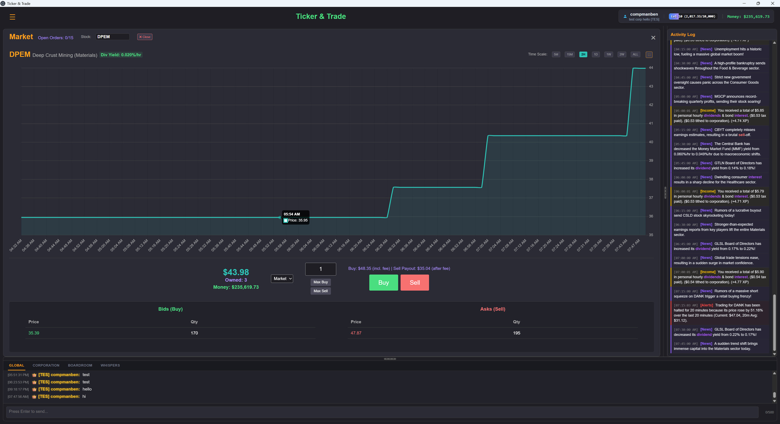 Ticker & Trade screenshot 2