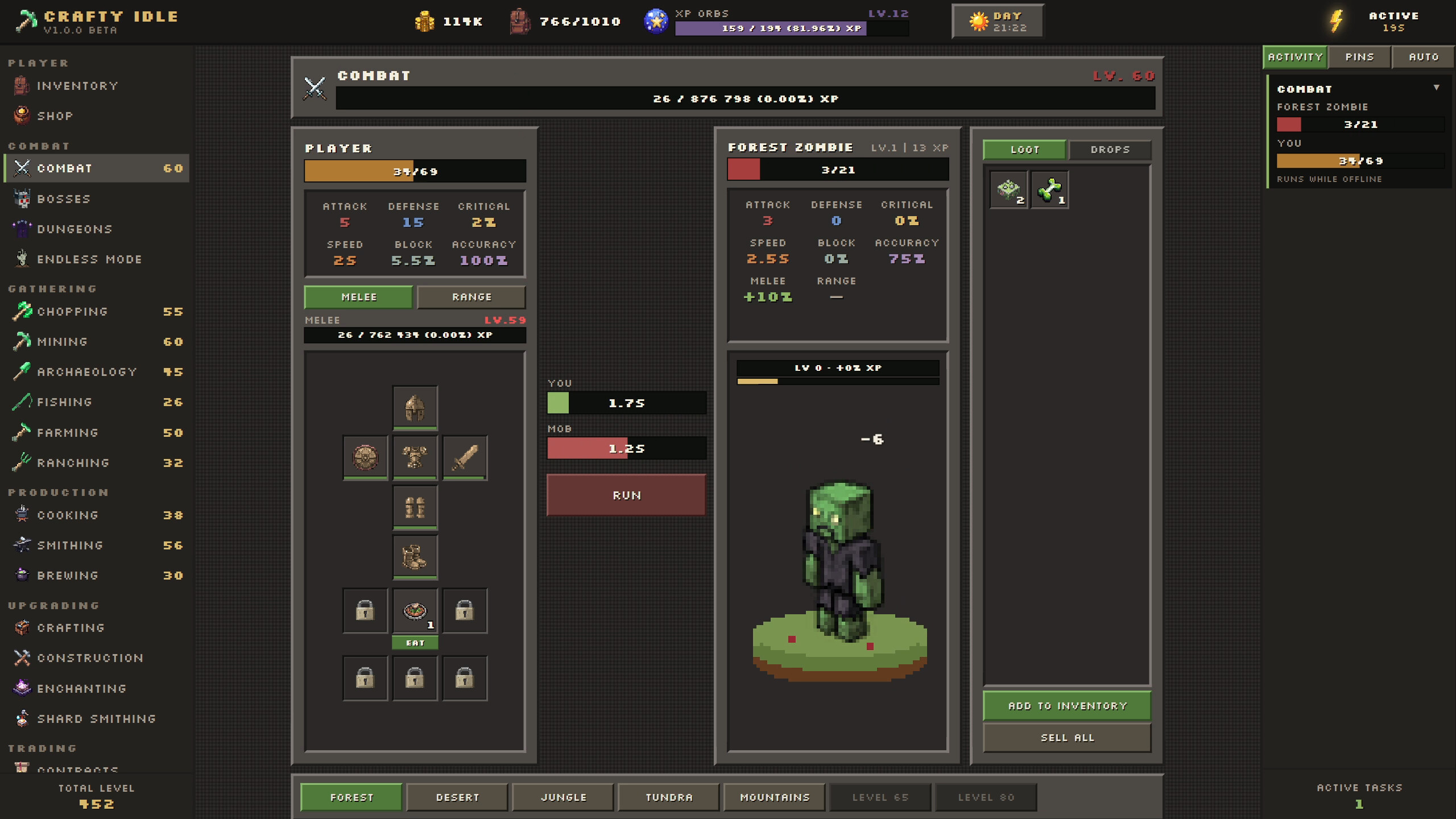 Crafty Idle trailer