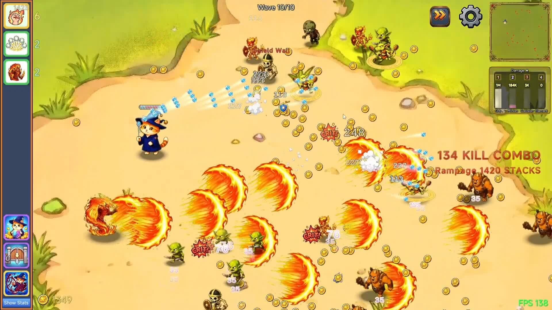 Mage Cat:Endless Breakout Survivor screenshot 2