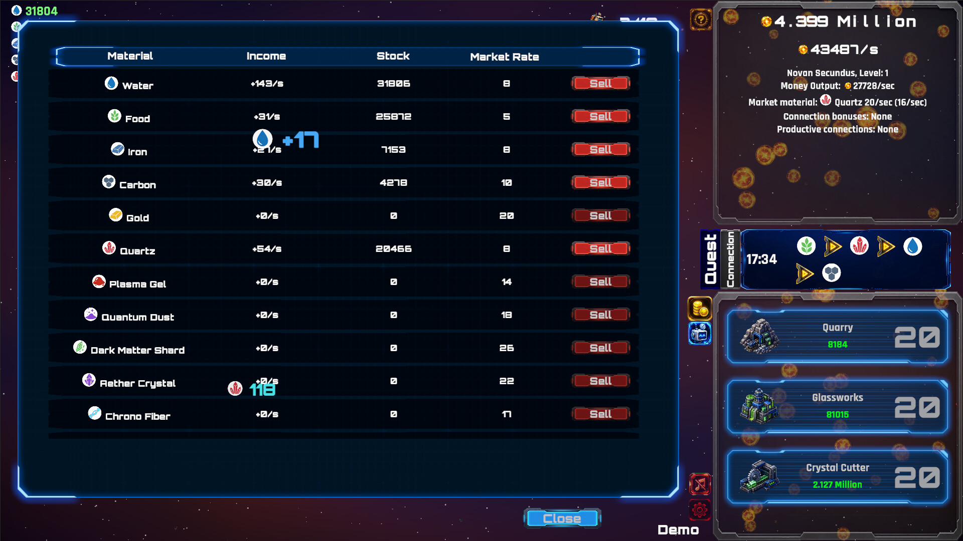 Constellation Clicker screenshot 3