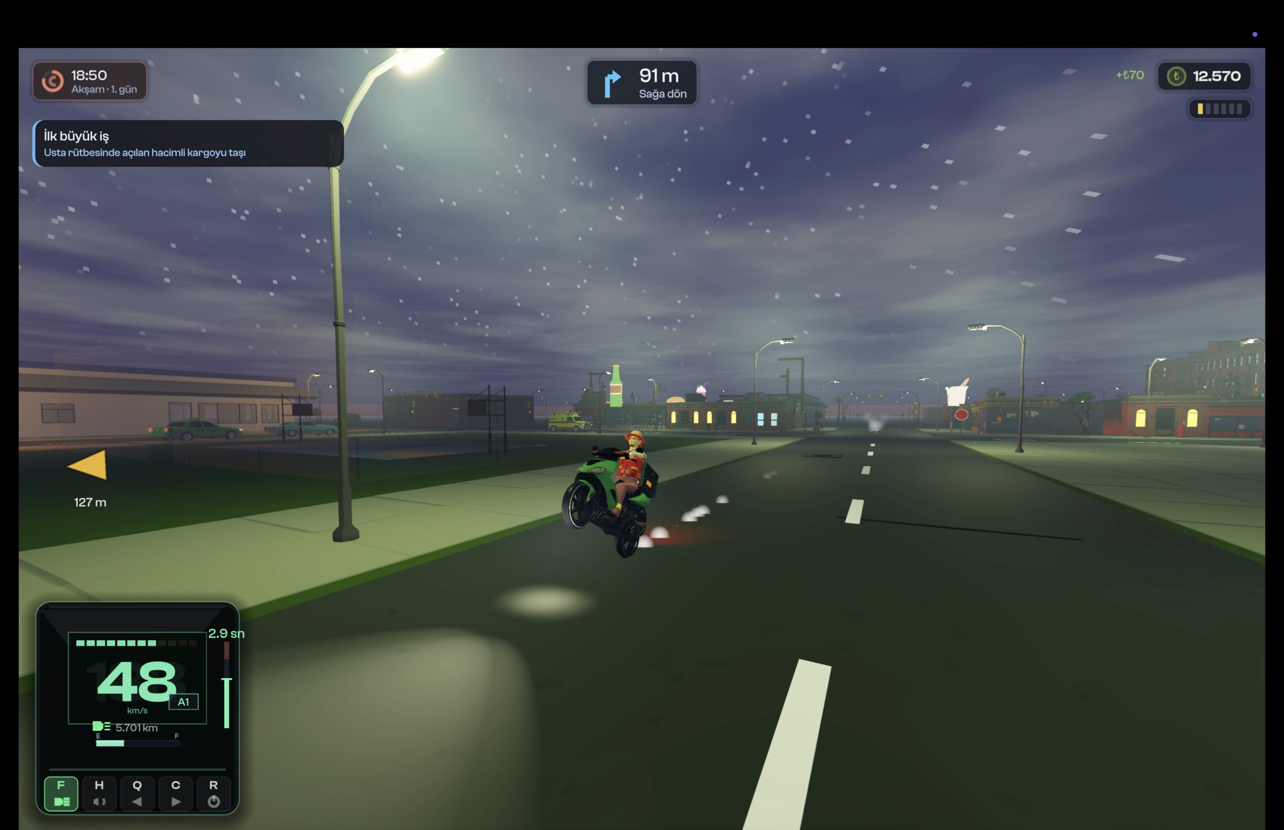 Moto Courier Simulator screenshot 3