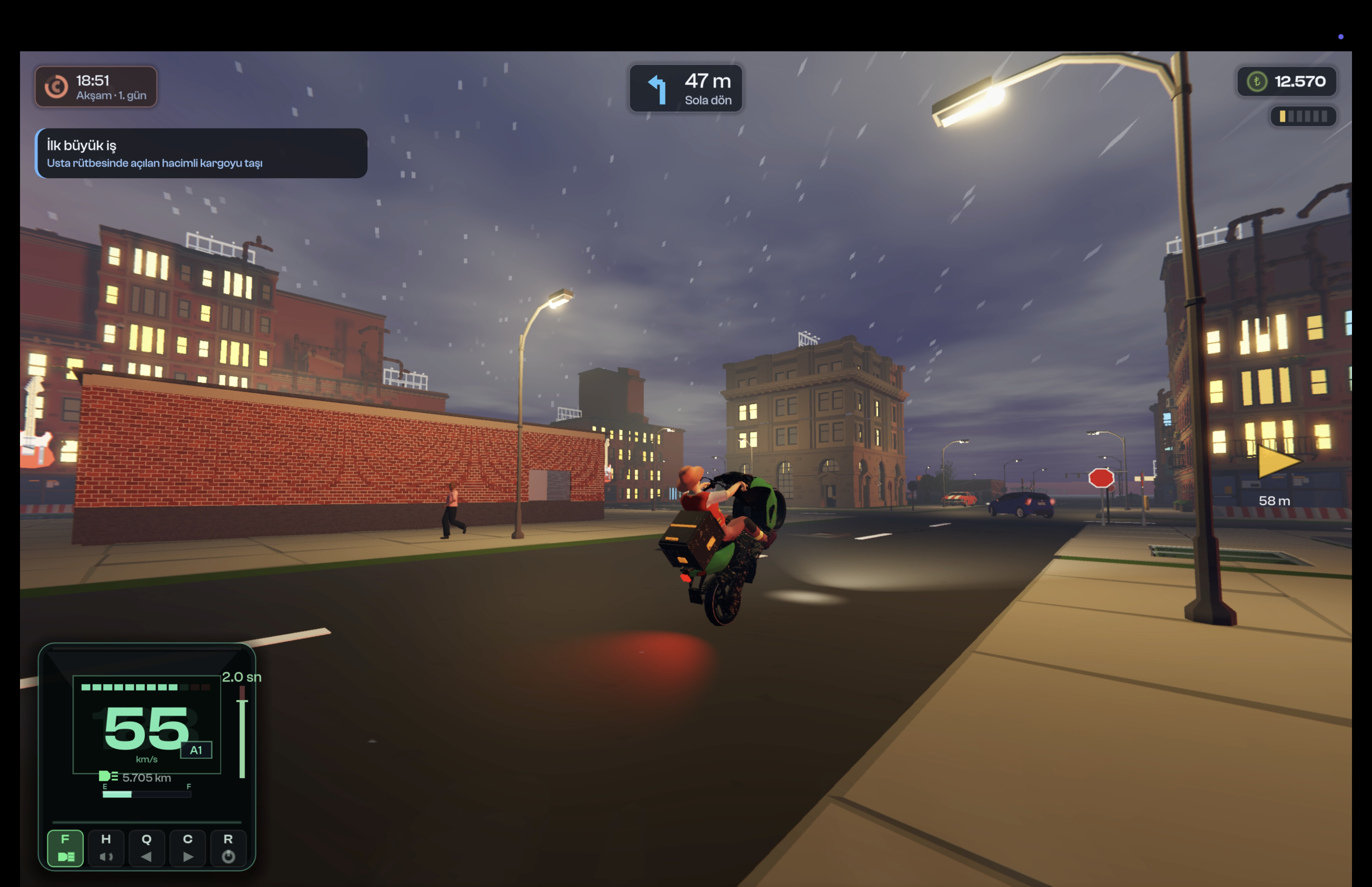 Moto Courier Simulator screenshot 4