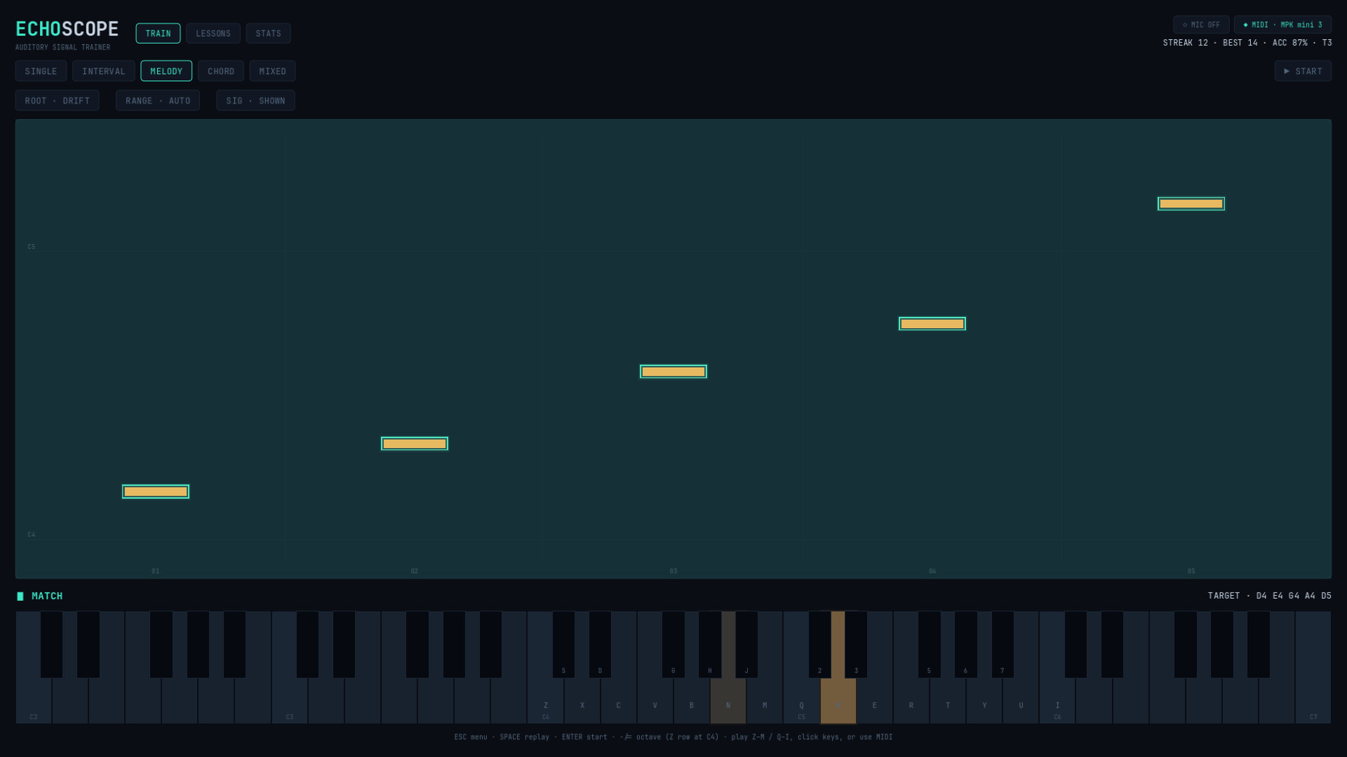 Echoscope screenshot 2