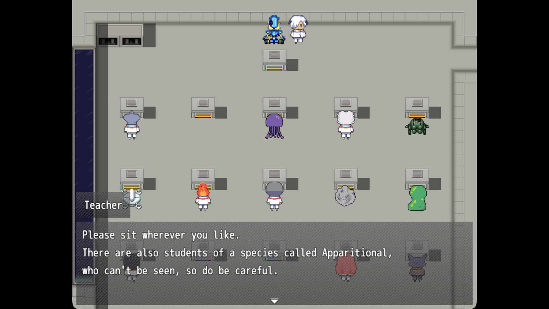 Classroom in Sora trailer