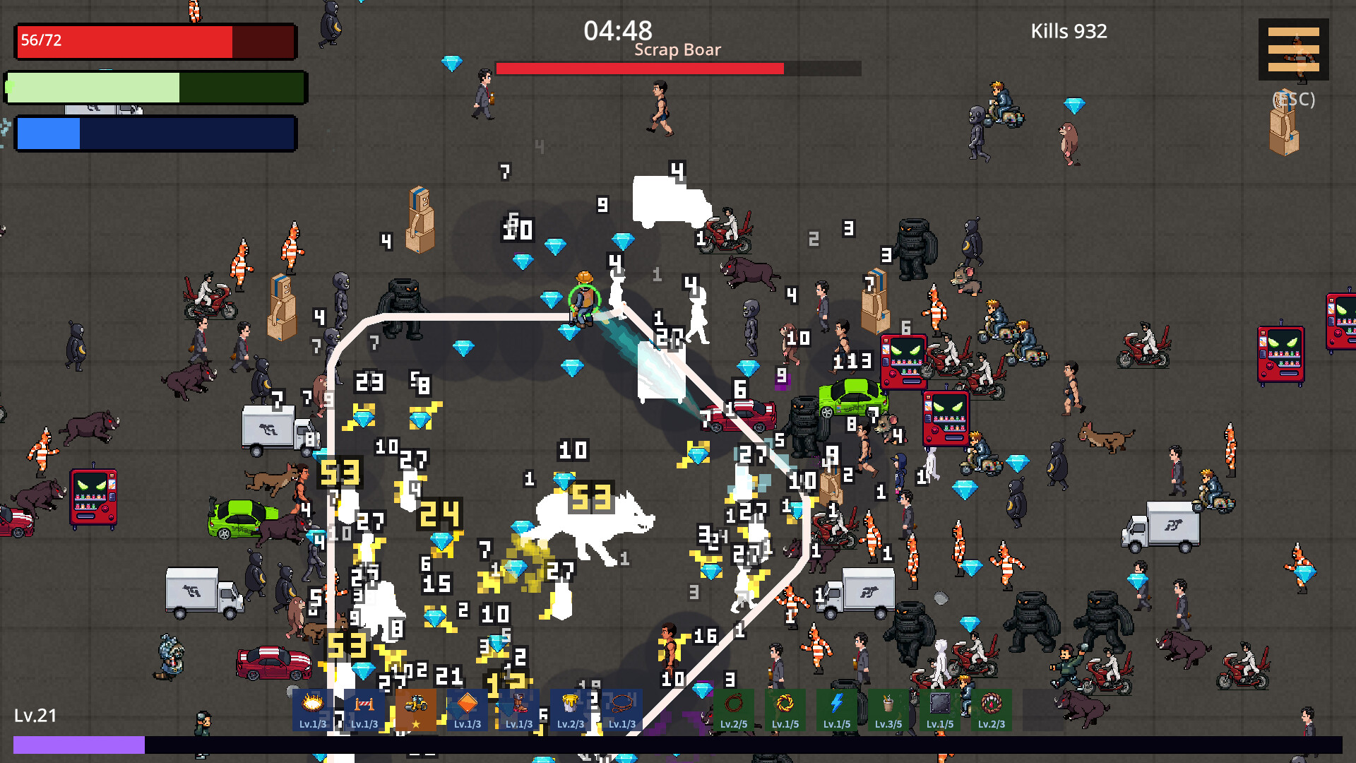 Lazy Drawer: Line Survivors screenshot 5