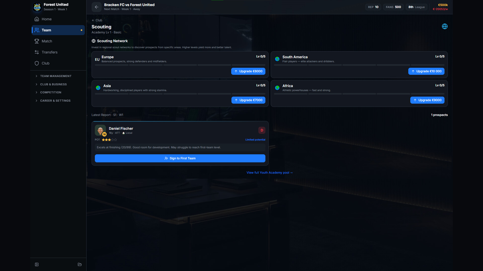 Goalcrest: Club Management Tycoon screenshot 5