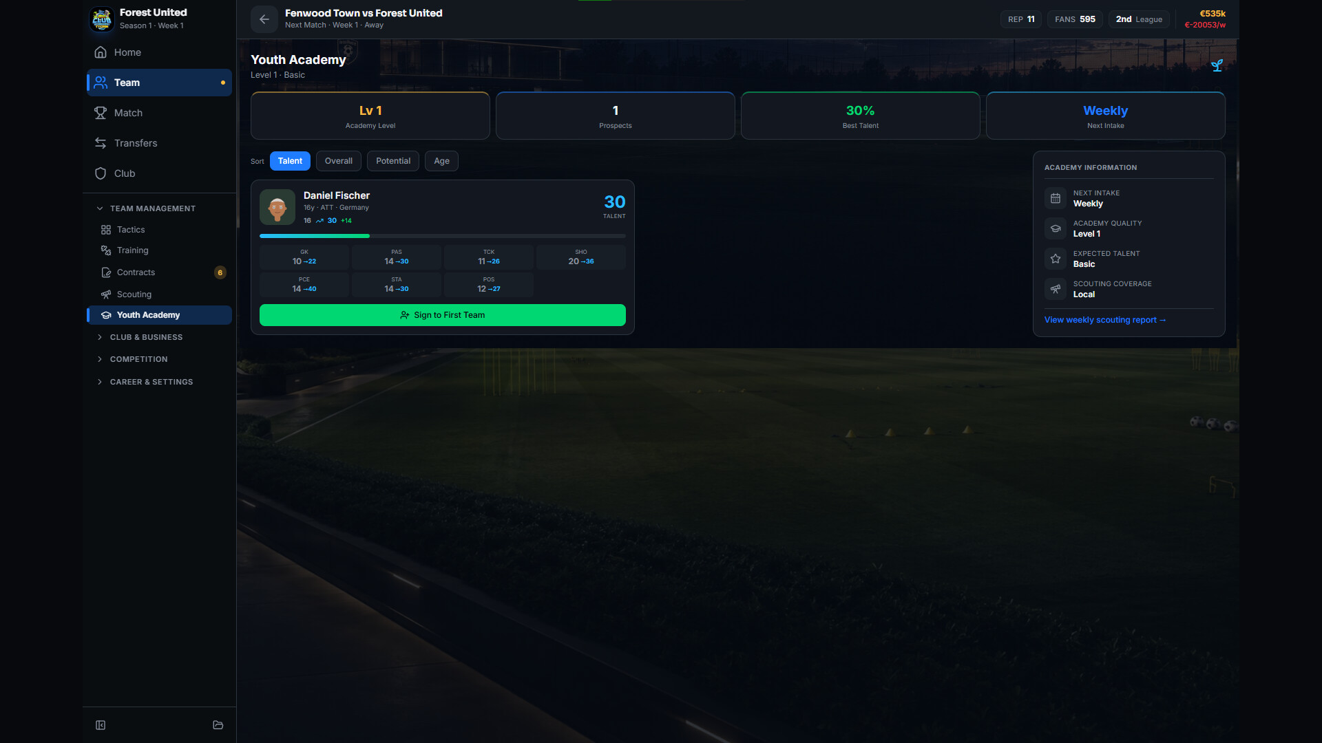Goalcrest: Club Management Tycoon screenshot 4