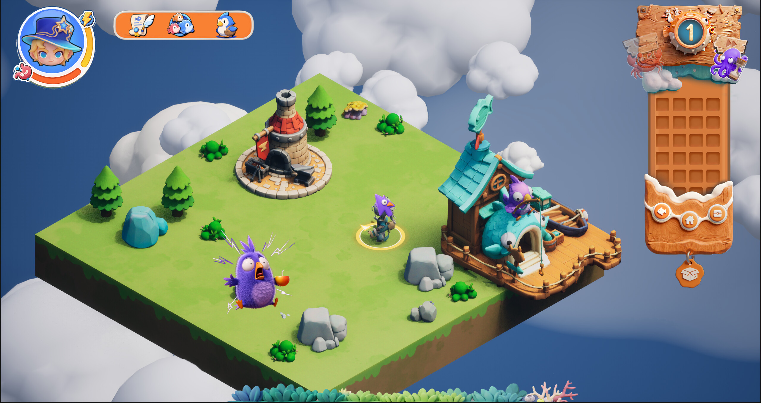 Cloud sea angler：Sky survival trailer