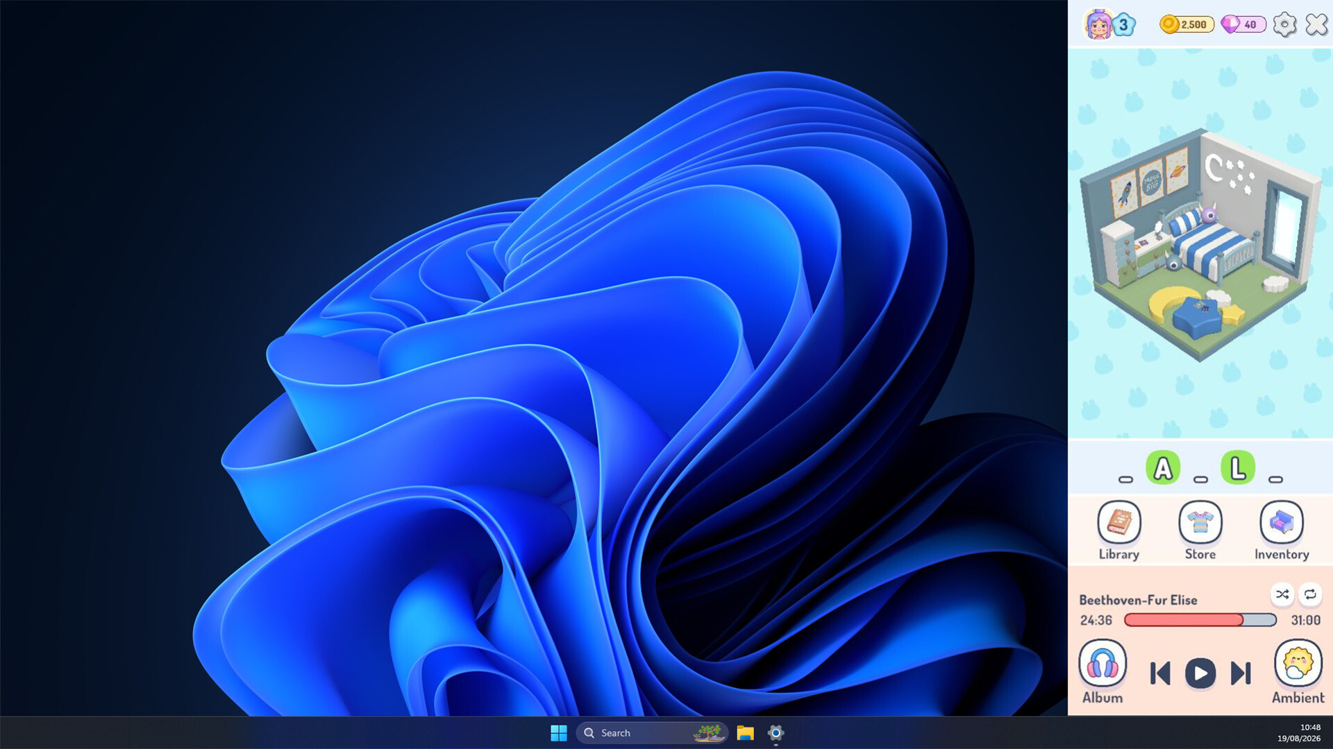 Cozy Cottontail Desktop screenshot 4