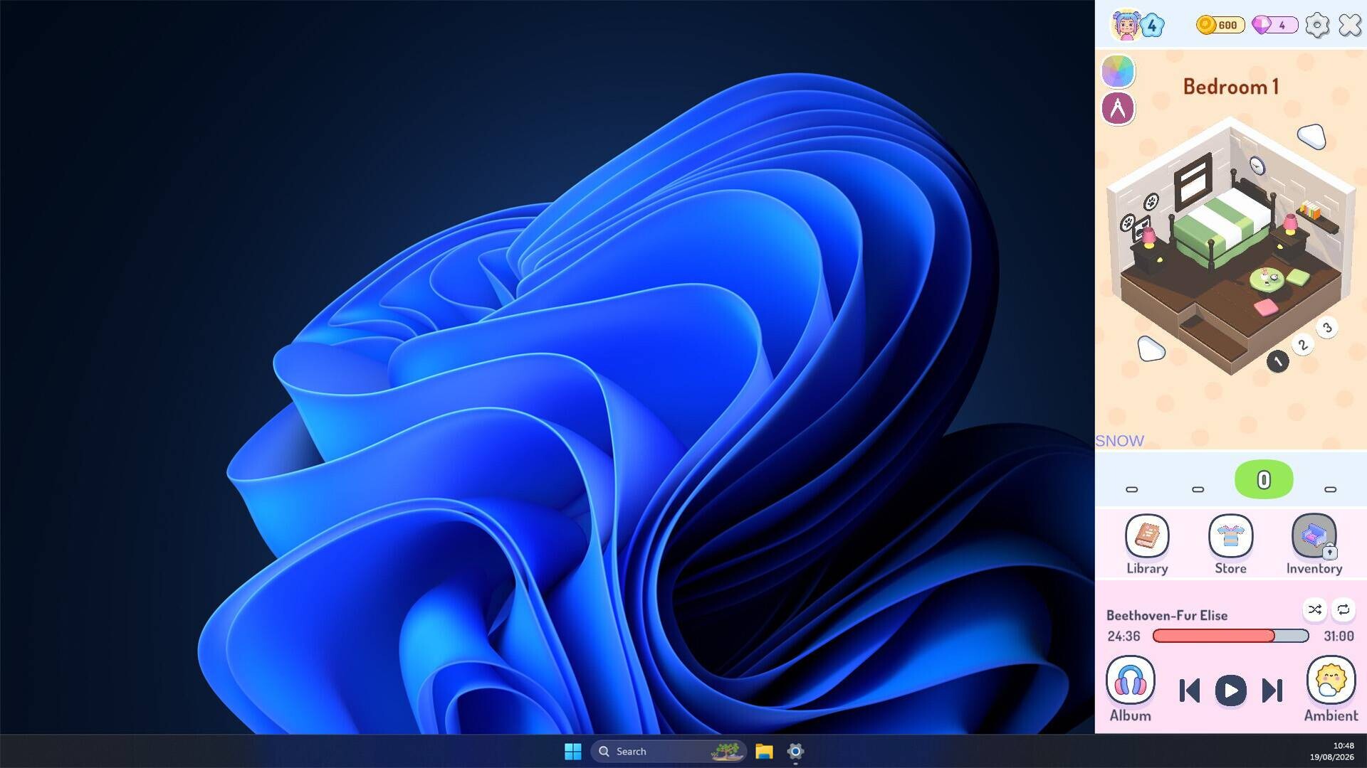 Cozy Cottontail Desktop screenshot 4