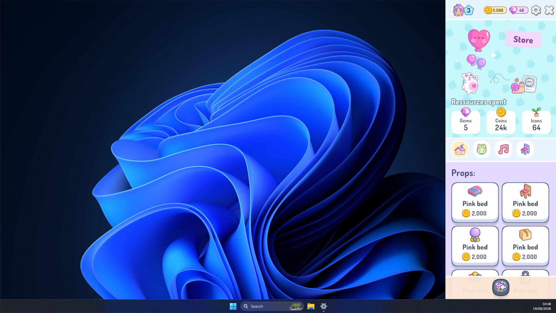 Cozy Cottontail Desktop screenshot 3