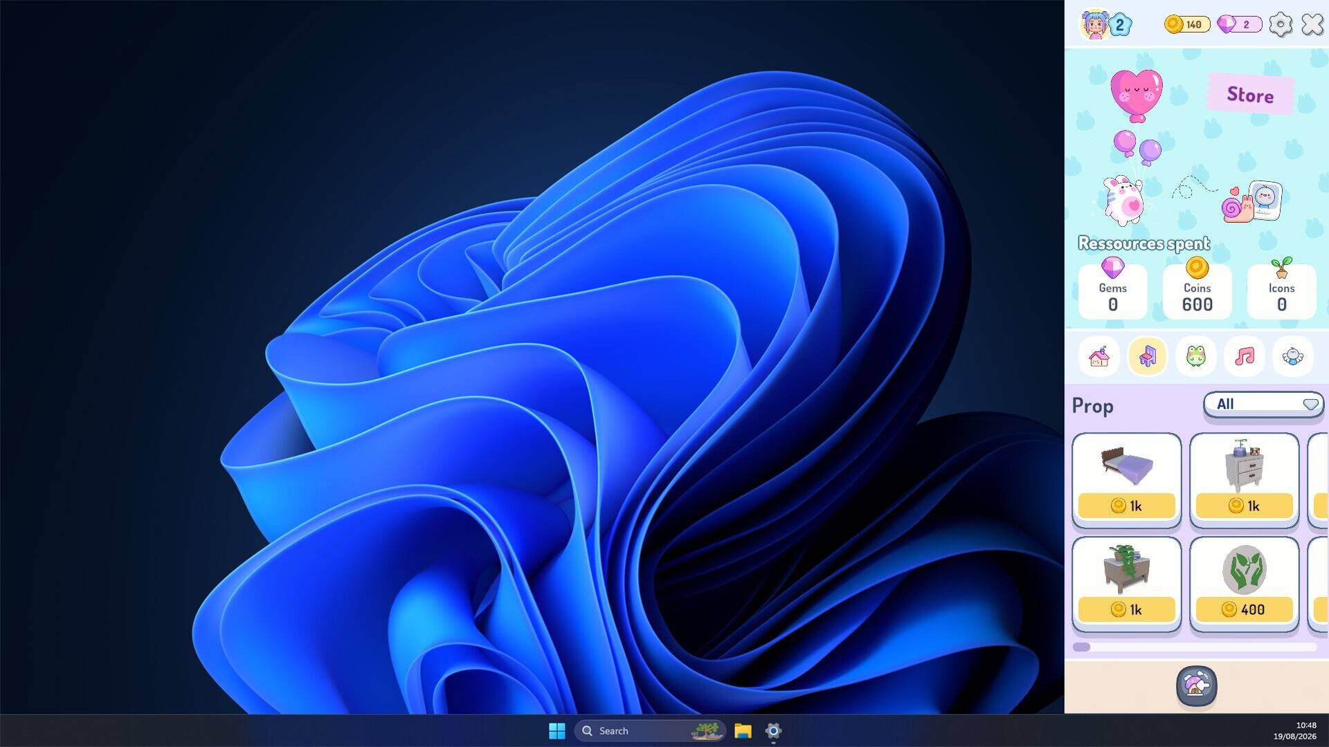 Cozy Cottontail Desktop screenshot 5
