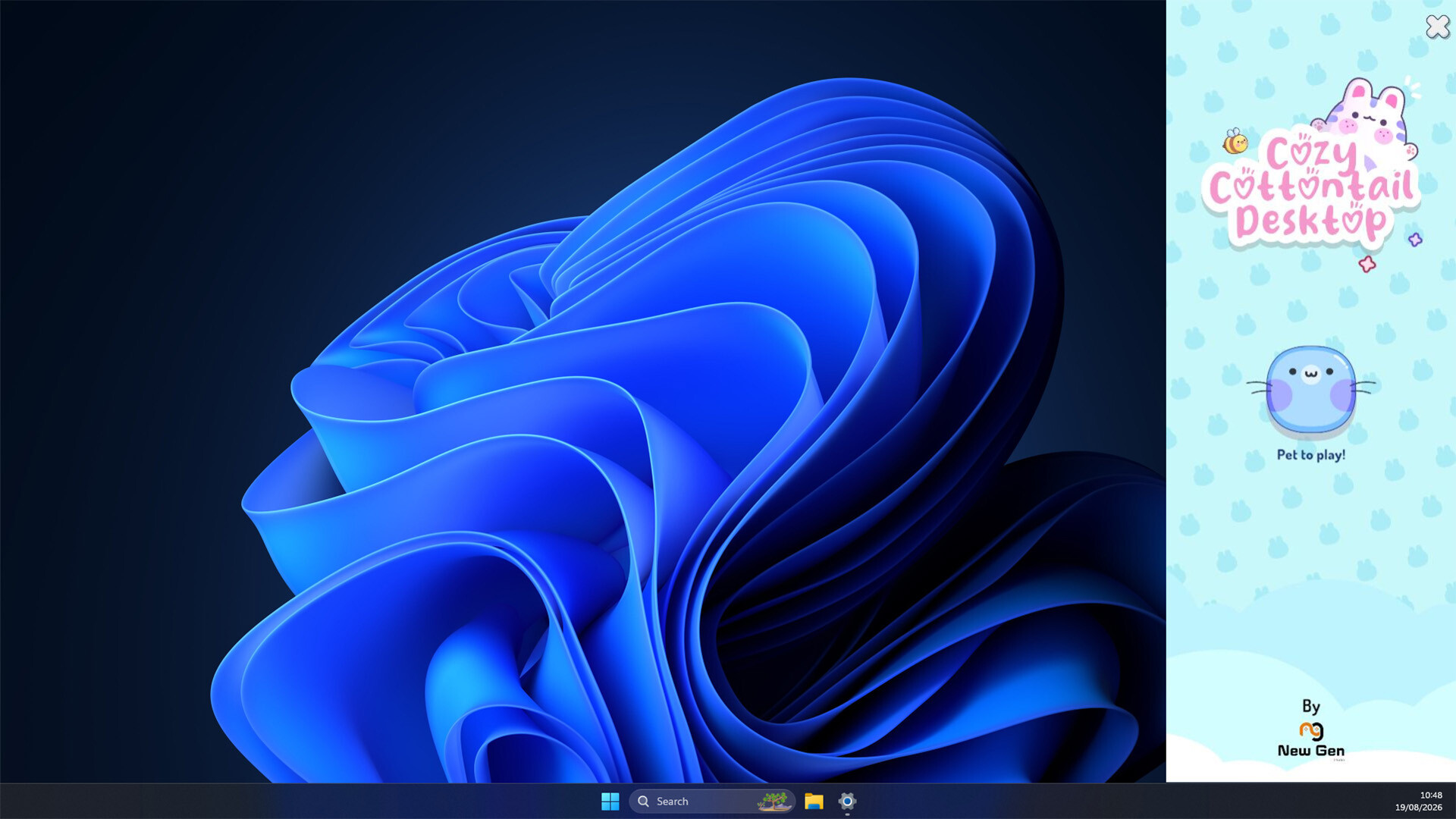 Cozy Cottontail Desktop screenshot 5